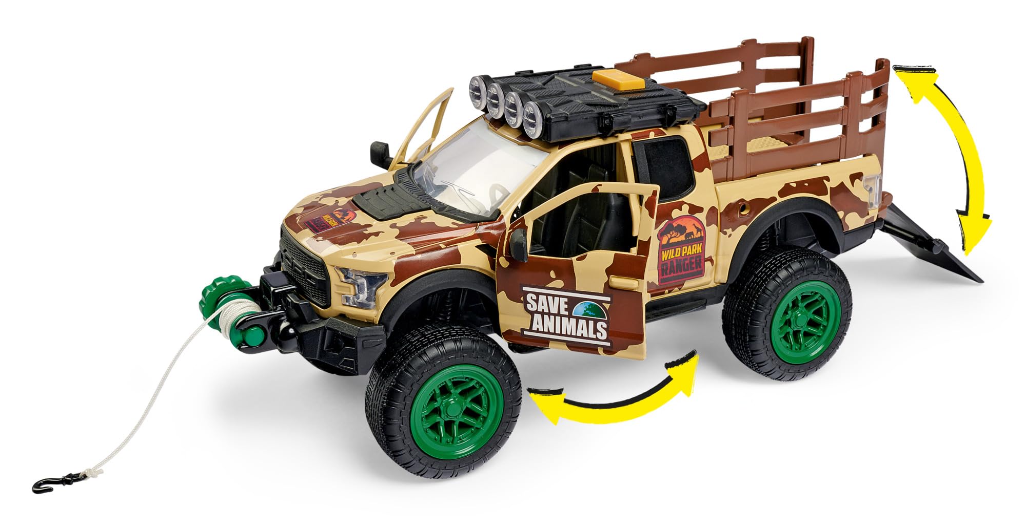 dickie-toys-wild-park-ranger-set-mit-ford-raptor-tarnfarben image 5