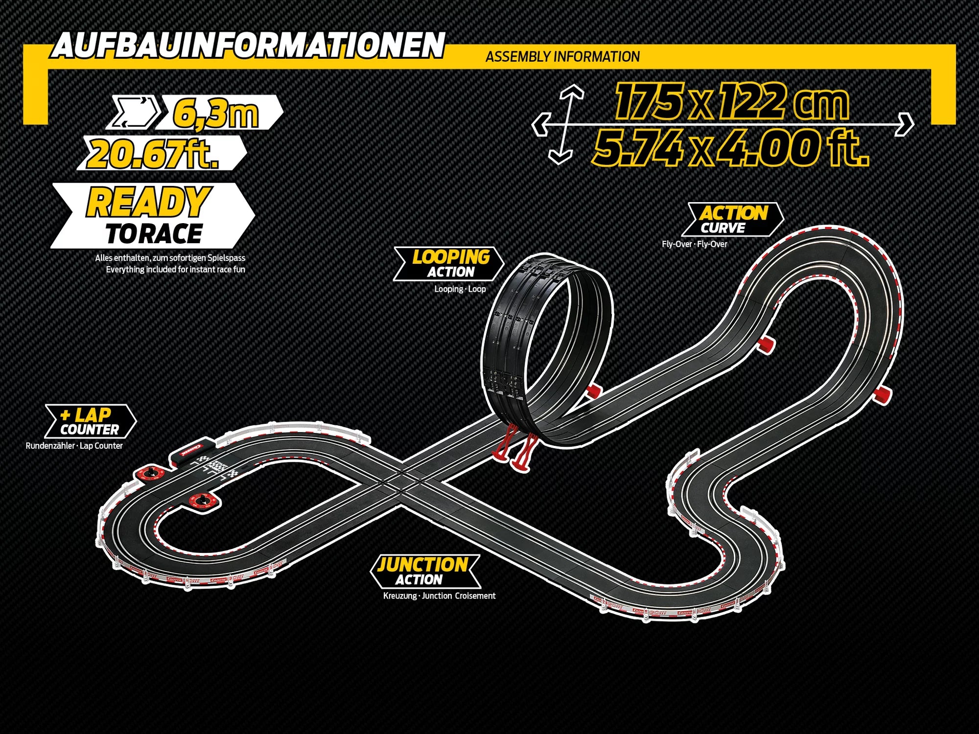 carrera-rc-dtm-power-lap-set-go-mit-bmw-m4-gt3-und-audi-r8 image 7