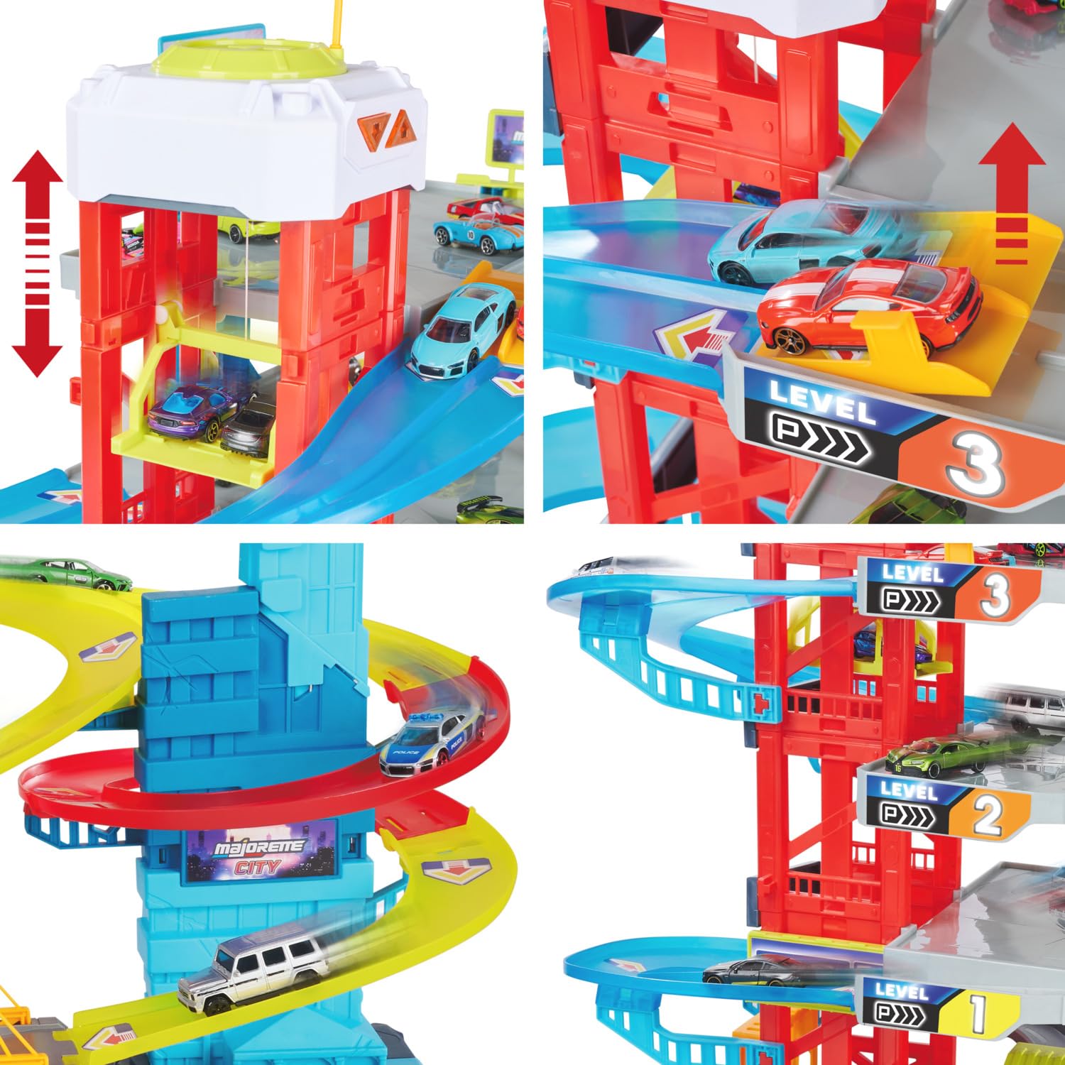 majorette-city-double-track-garage-parkhaus-4-ebenen-mit-4-autos image 4