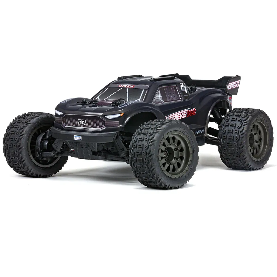 arrma-1-10-vorteks-4x2-boost-mega-550-stadium-truck-rtr-gunmetal image 1