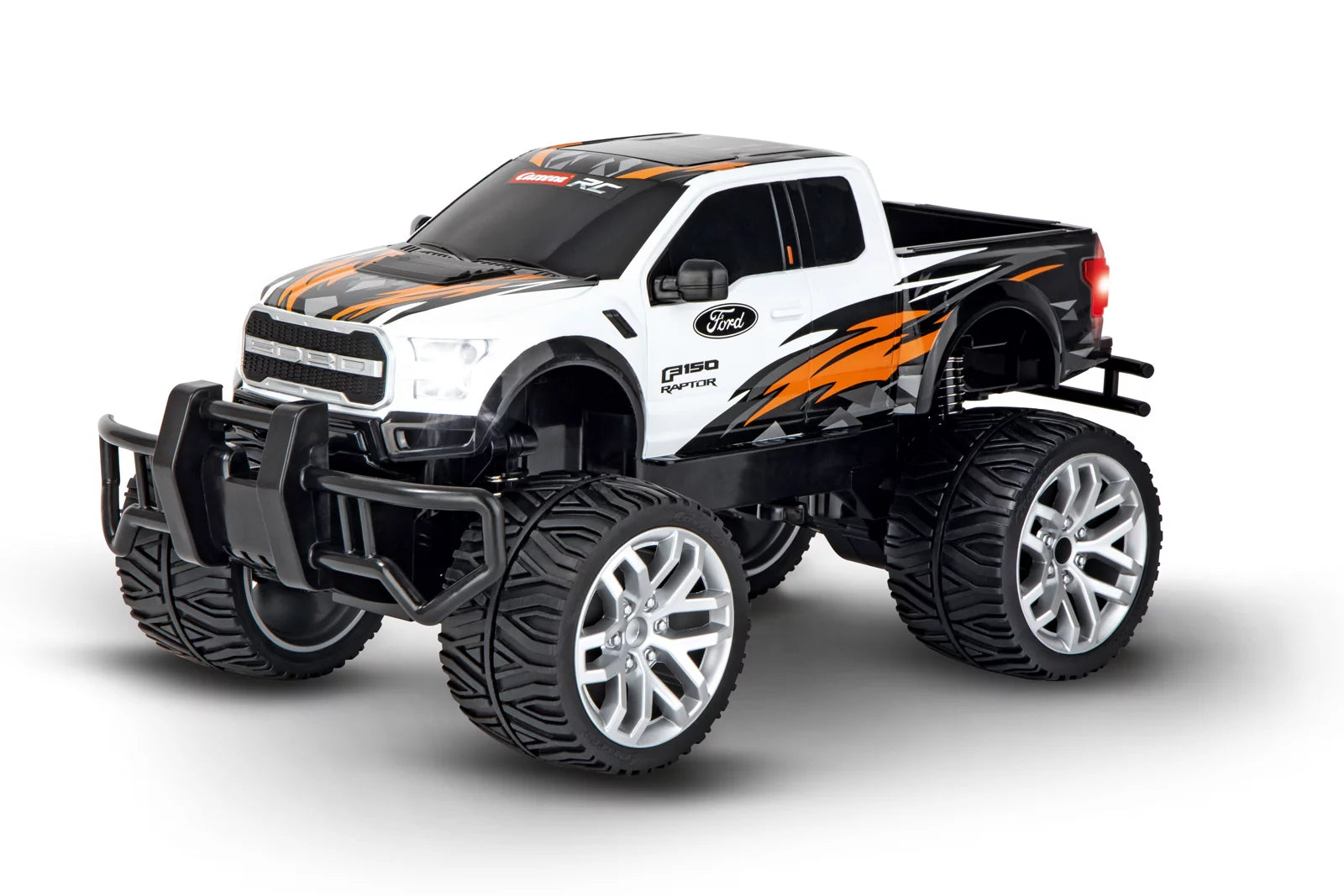 carrera-rc-ford-f-150-raptor-2-4-ghz-rc-pick-up-wei-mit-flammen image 1