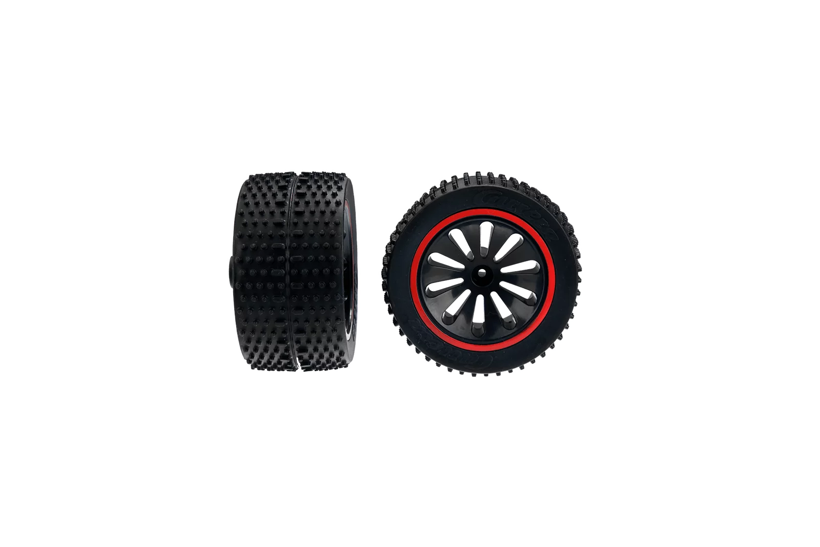 carrera-rc-2-hinterreifen-mit-felgen-f-r-red-challenger-162056-ersatzteile image 1