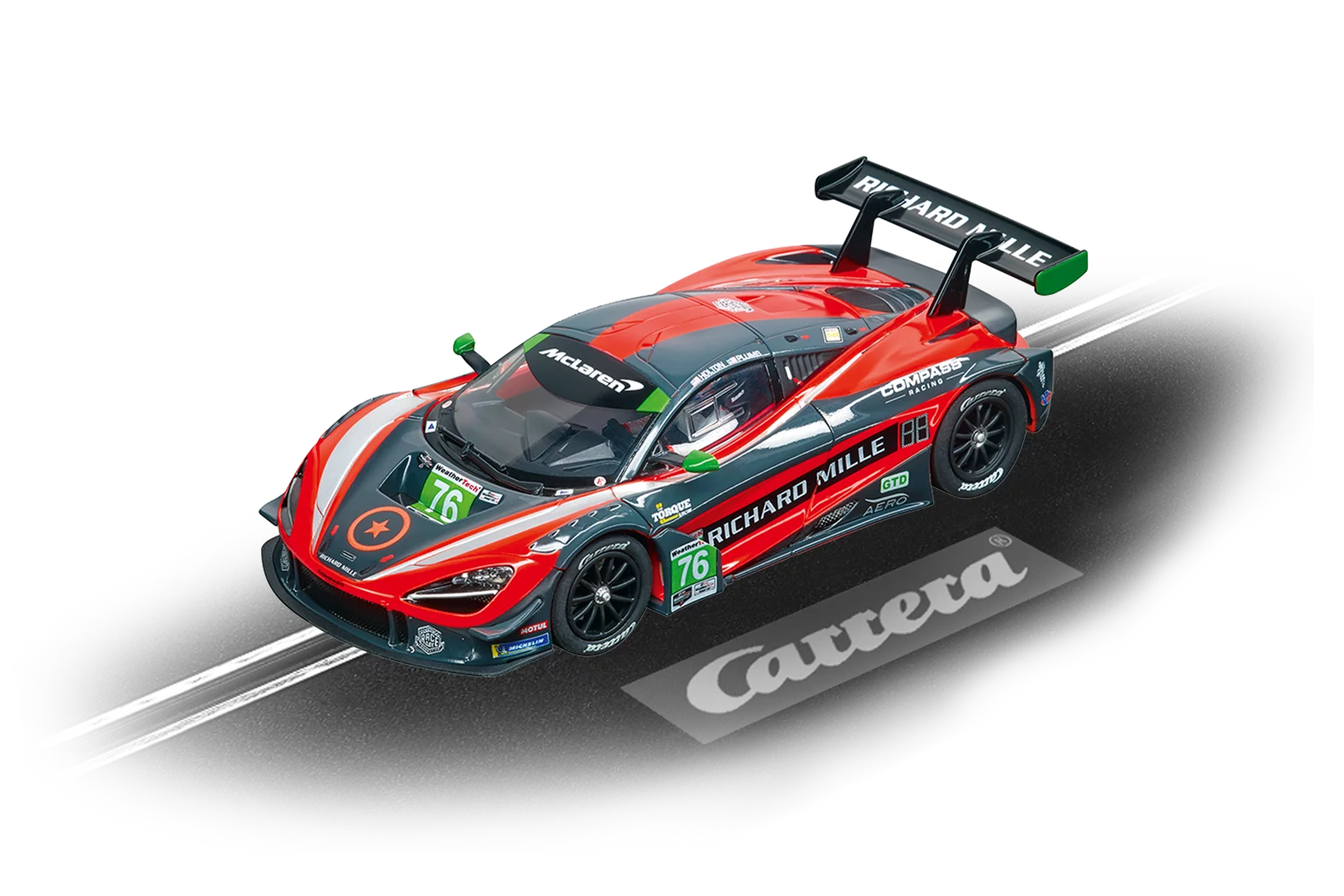 carrera-rc-mclaren-720s-gt3-compass-racing-no-76-digital-132-slotcar-1-32 image 1