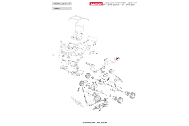 carrera-rc-hauptzahnrad-ritzel-profi-rc-ersatzteil image 1
