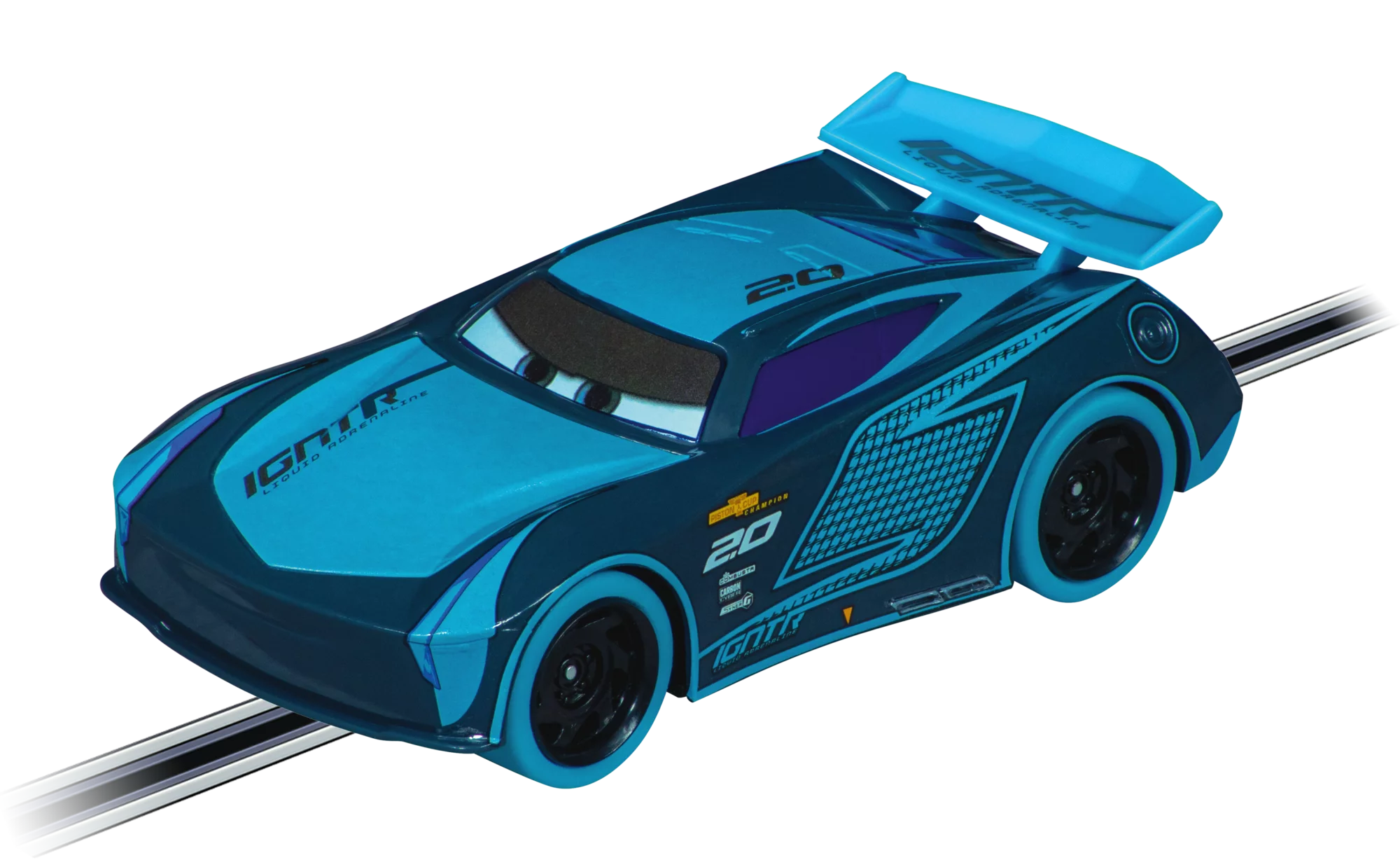 carrera-rc-jackson-storm-glow-racers-disney-cars-go-1-43 image 1