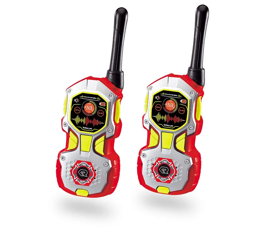 dickie-toys-walkie-talkie-feuerwehr-2er-set-18-cm-bis-80-m-ab-4-jahre image 1