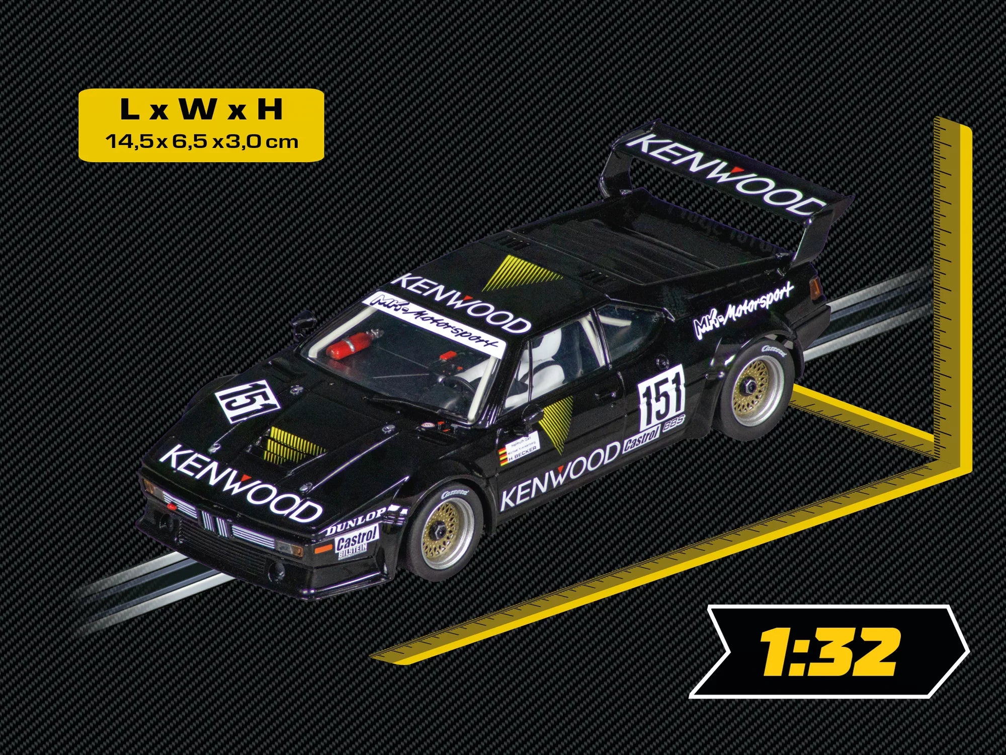 carrera-rc-bmw-m1-procar-mk-motorsport-no-151-drm-1986-slotcar-1-32 image 7