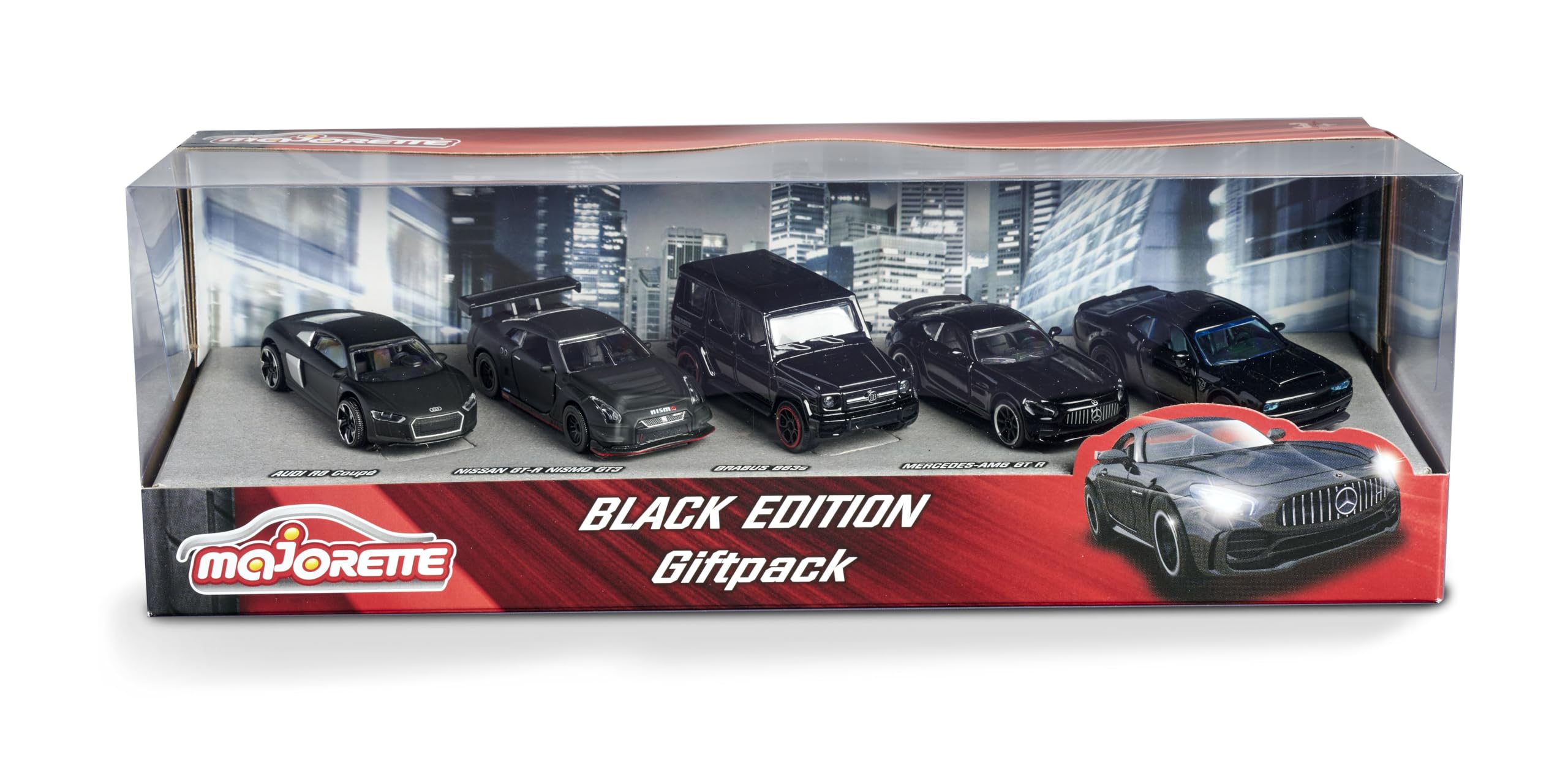 majorette-black-edition-5er-set-die-cast-autos-7-5-cm-schwarz image 5