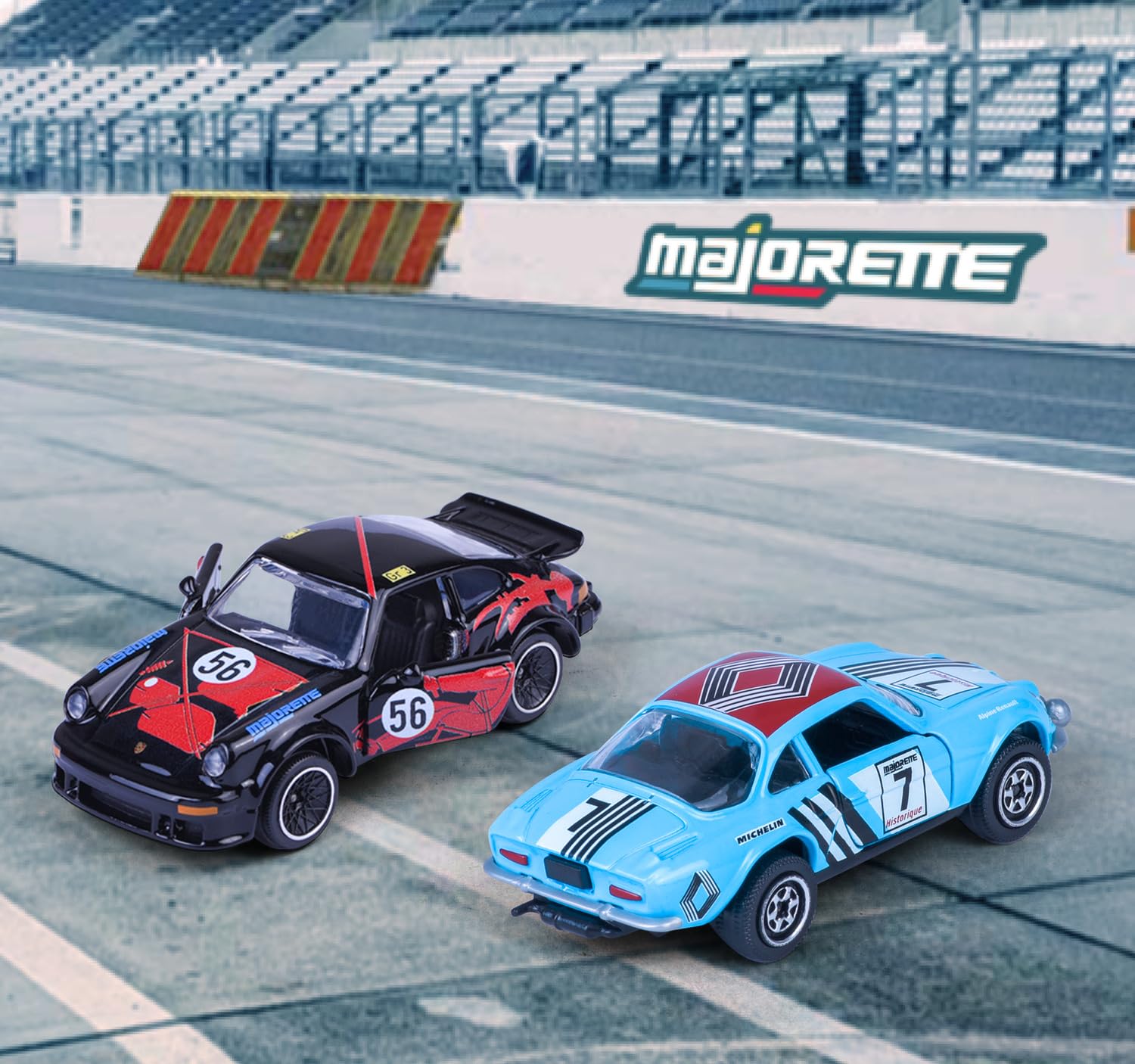 majorette-vintage-racing-auto-set-5er-shelby-cobra-porsche-934-u-a-metall-7-5-cm image 5