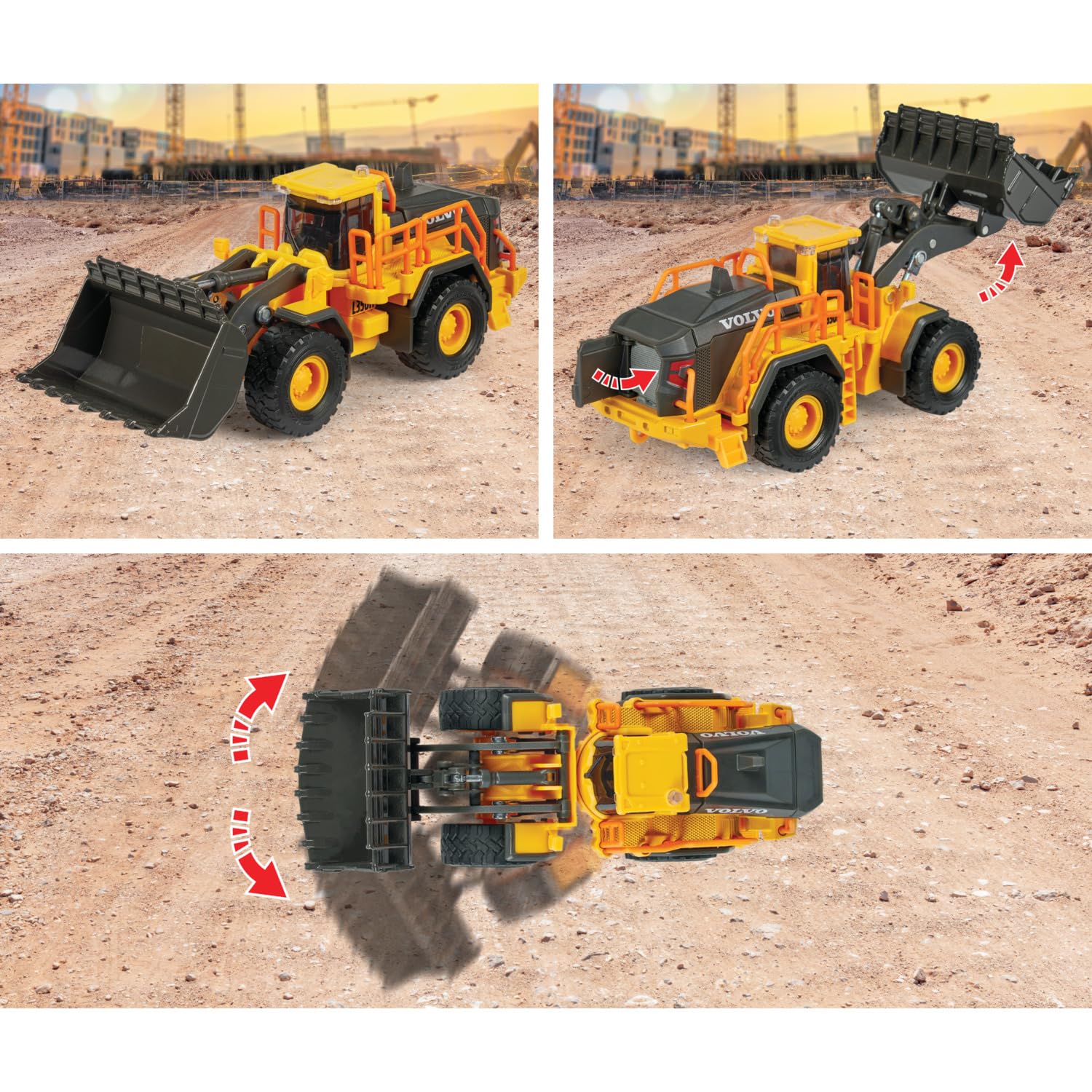 majorette-volvo-wheel-loader-radlader-21-cm-gelb-metall image 5