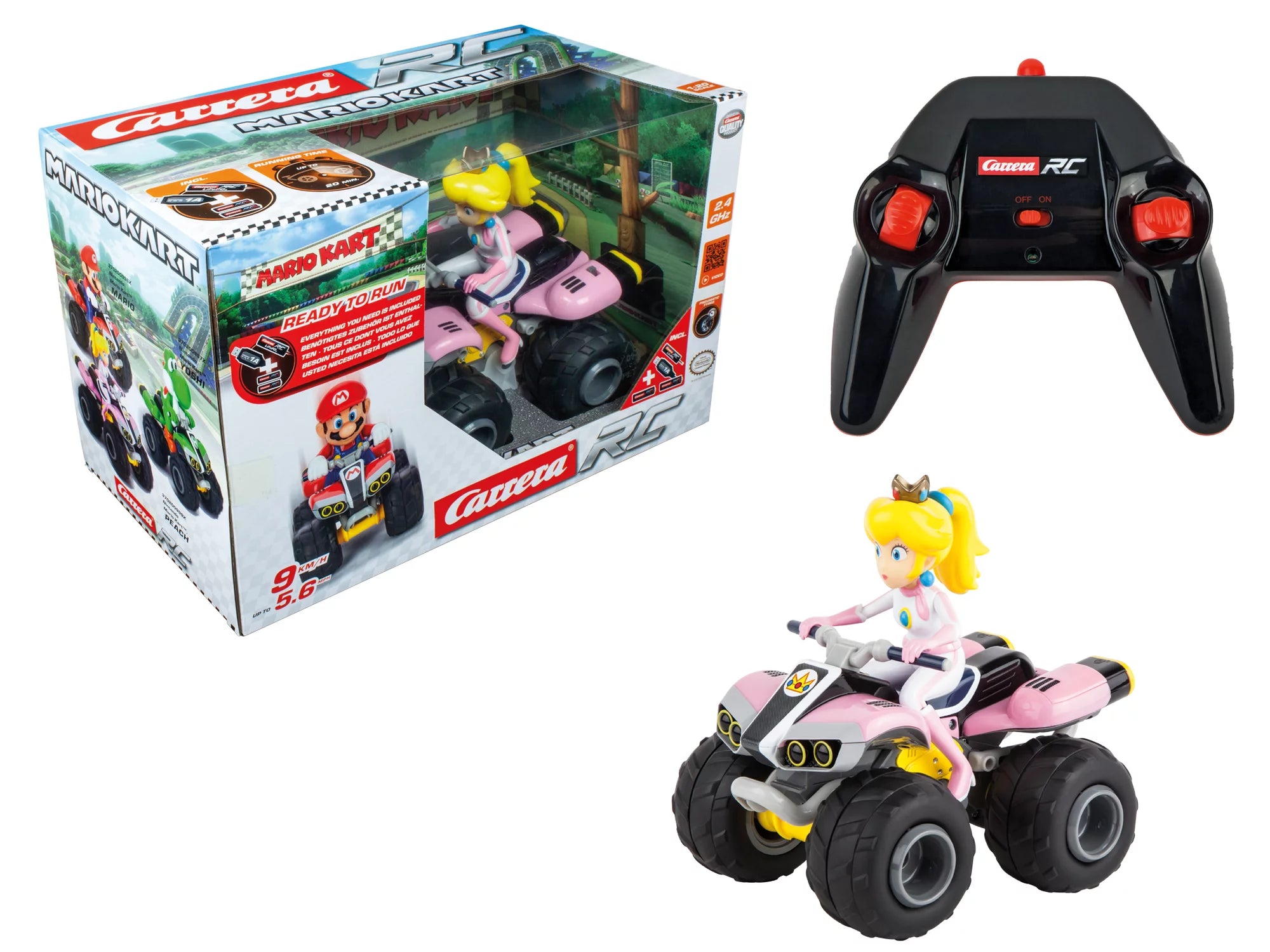 carrera-rc-2-4ghz-mario-kart-peach-quad-1-20 image 2