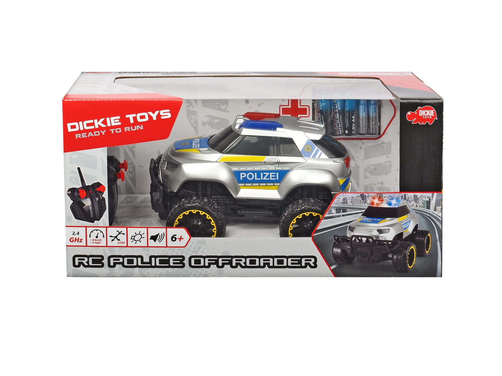 dickie-toys-rc-police-offroader-rtr-polizei-auto-20-cm image 7