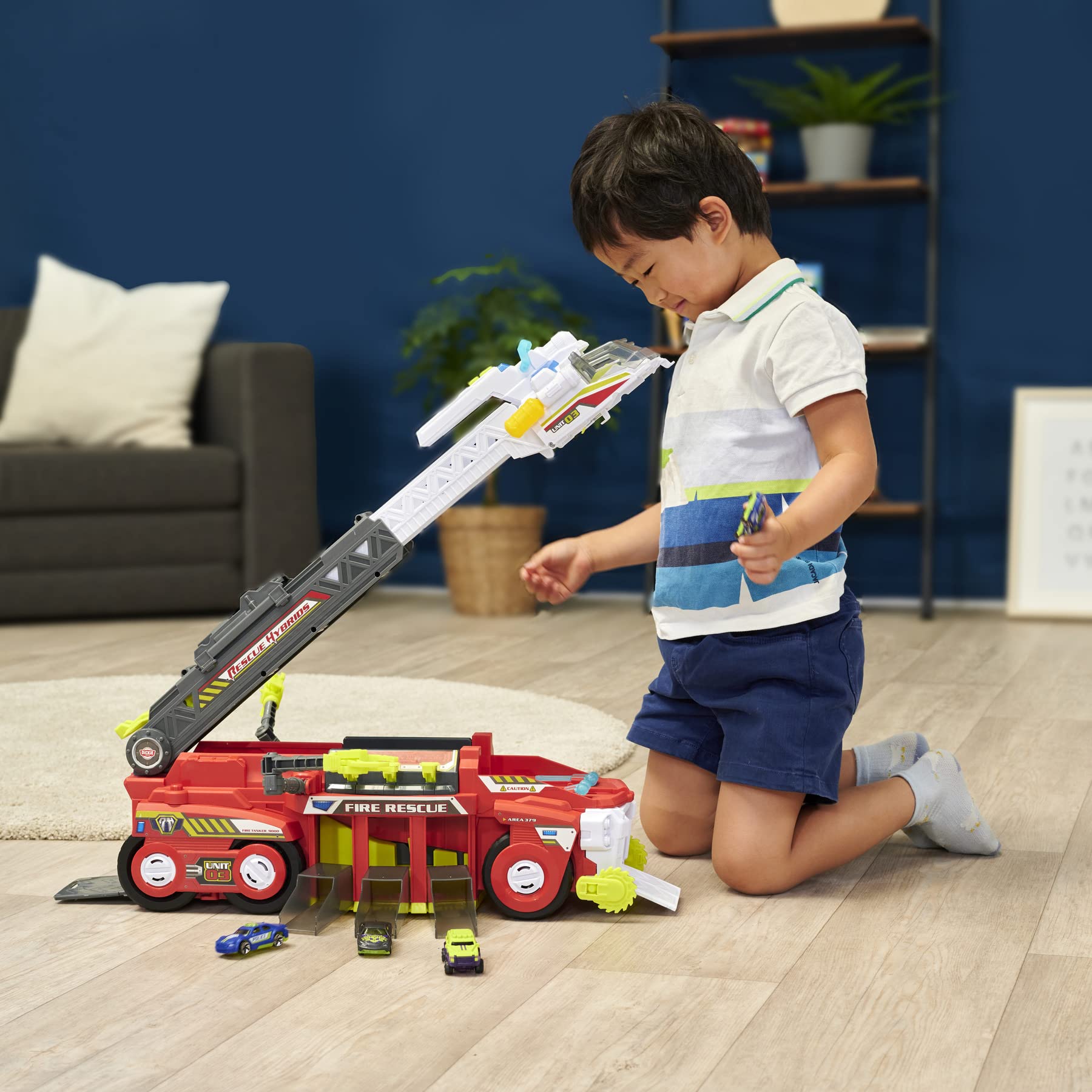 dickie-toys-rescue-hybrids-feuerwehrauto-gro-55-cm-mit-wasser-spritzfunktion-lei image 4