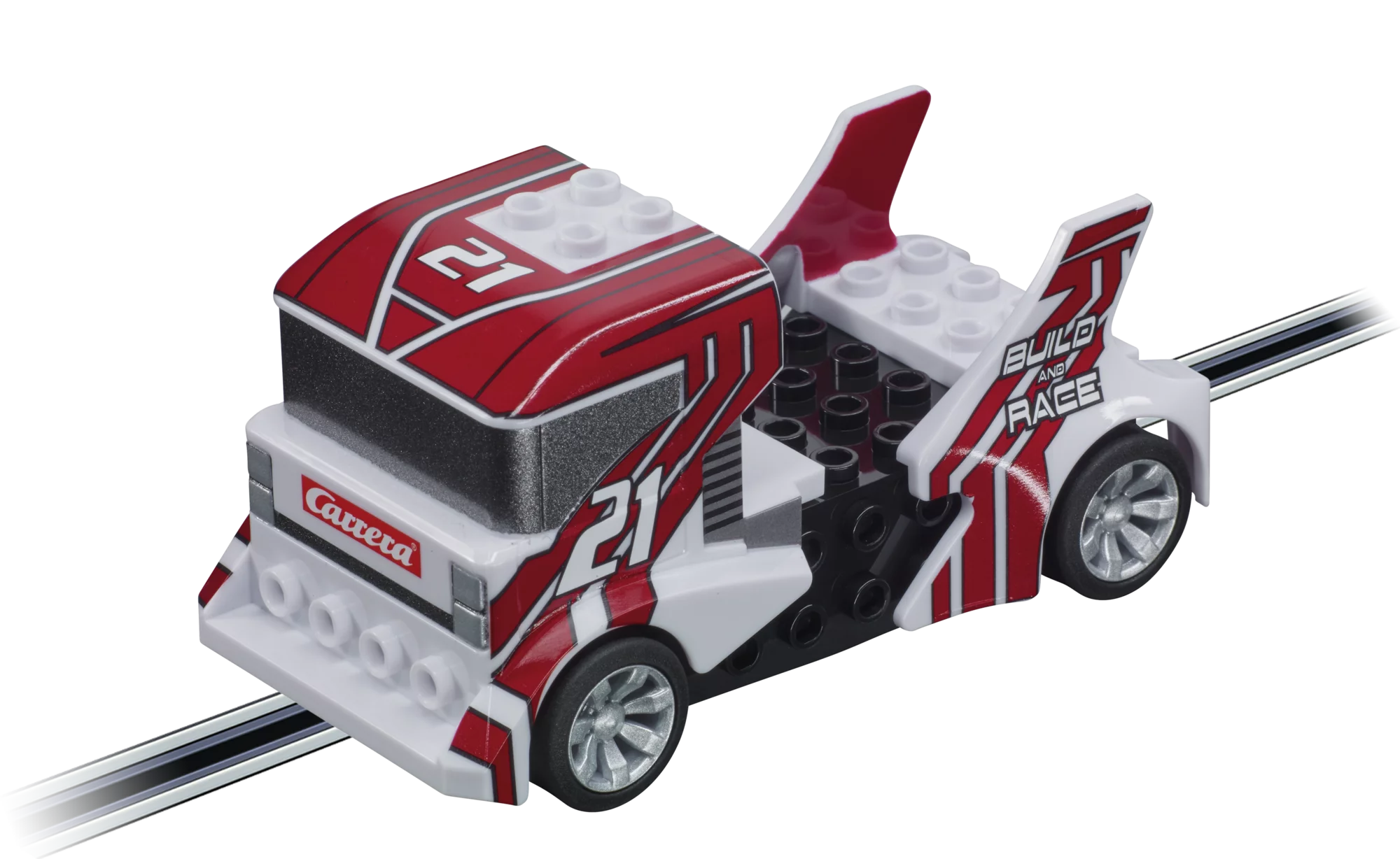 carrera-go-build-n-race-race-truck-white-nr-21-ma-stab-1-43 image 1