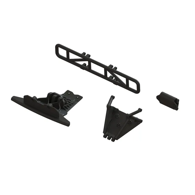 arrma-kraton-lower-skid-and-bumper-set-schwarz-ara-1577 image 1