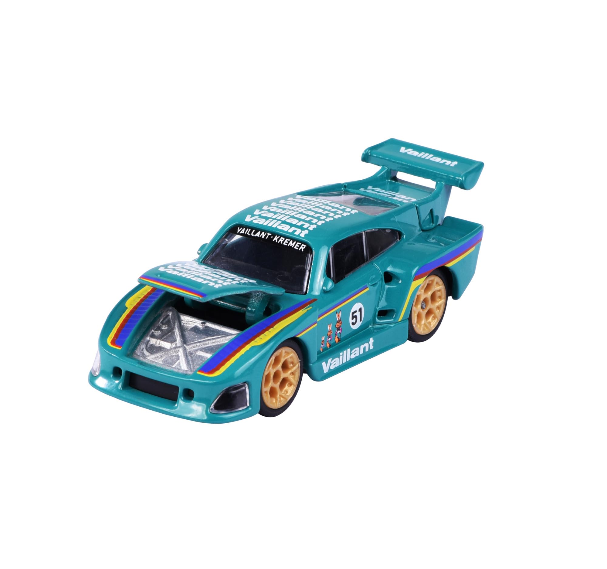 majorette-porsche-motorsport-deluxe-953-k3-modellauto-7-5-cm-gr-n-mit-sammelbox image 1