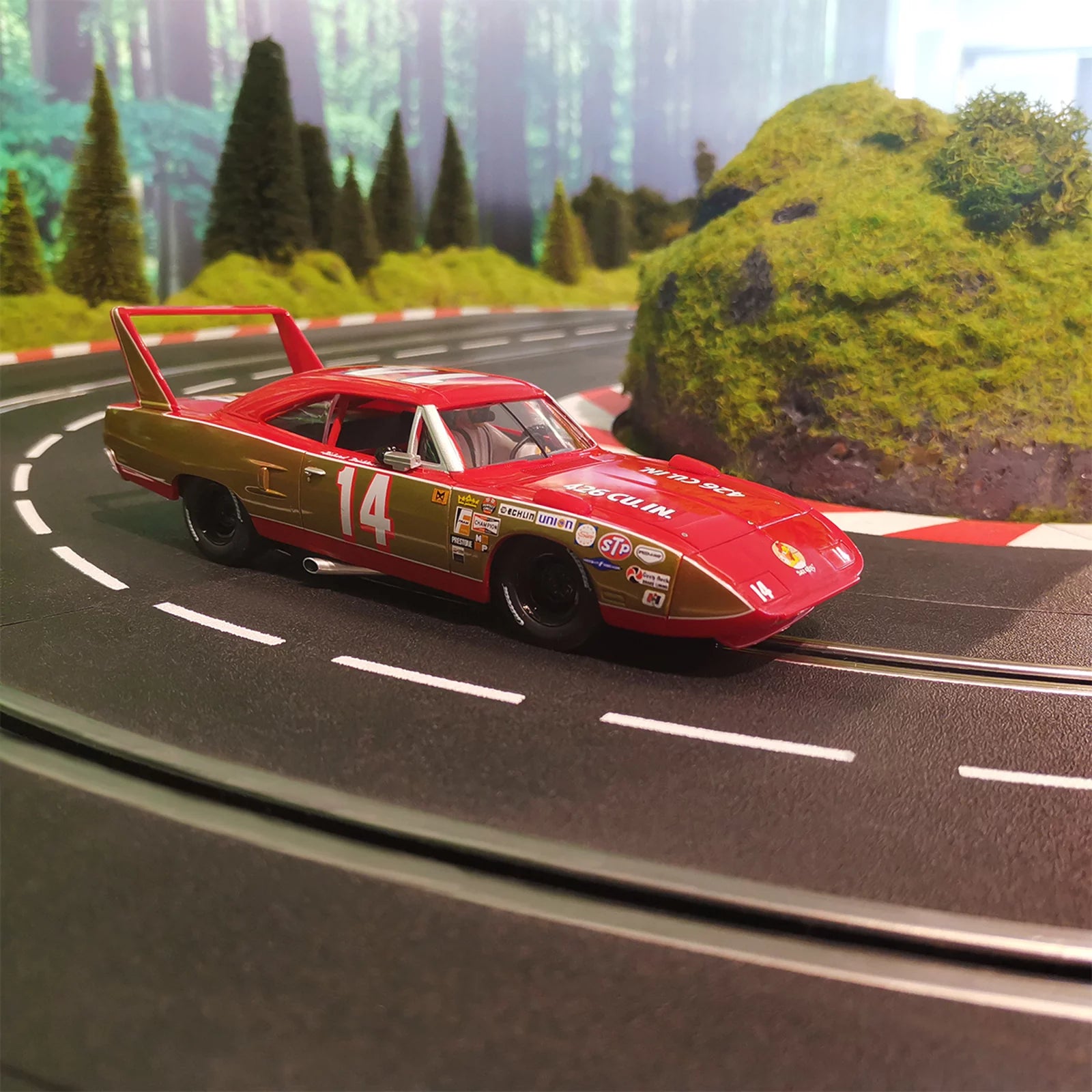 carrera-rc-plymouth-superbird-no-14-slotcar-digital-132 image 2
