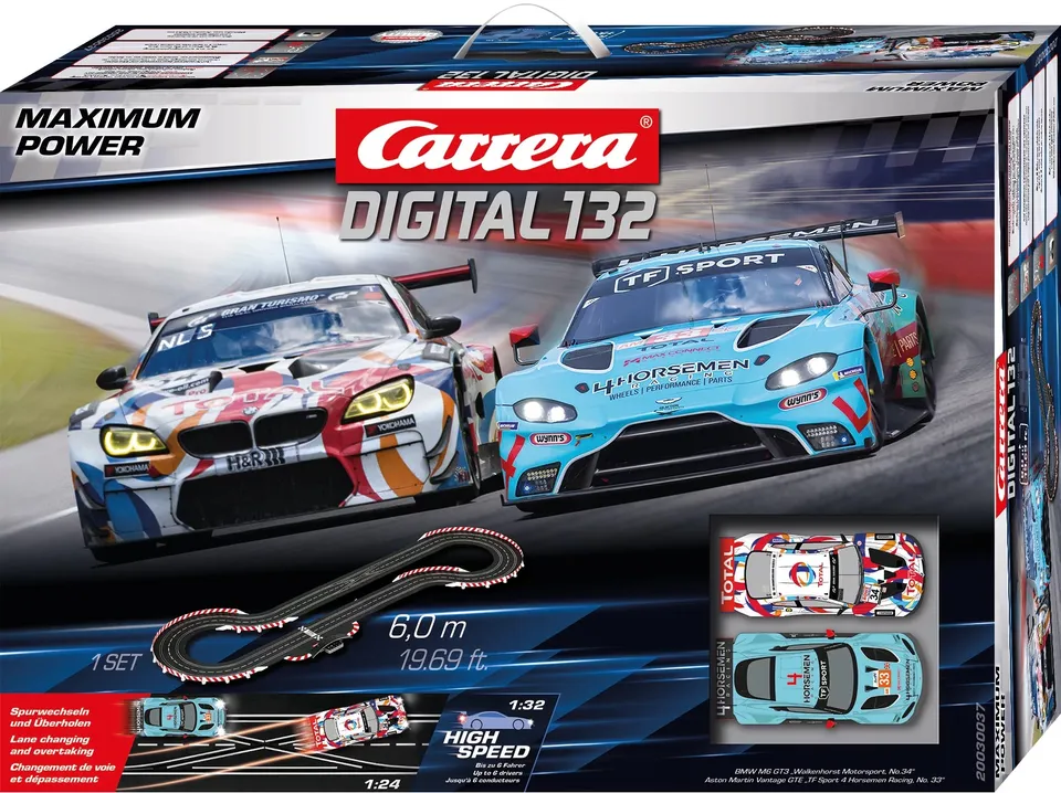 carrera-rc-digital-132-maximum-power-dtm-super-race-rennbahn-set image 1