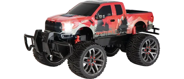 carrera-rc-2-4ghz-ford-f-150-raptor-39-5-cm-offroad-18-km-h-rot-schwarz image 1