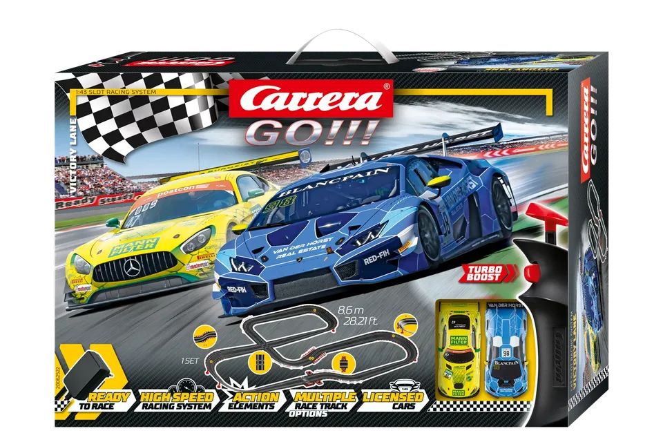 carrera-rc-go-victory-lane-8-6m-rennbahn-set-lamborghini-vs-mercedes-amg image 1