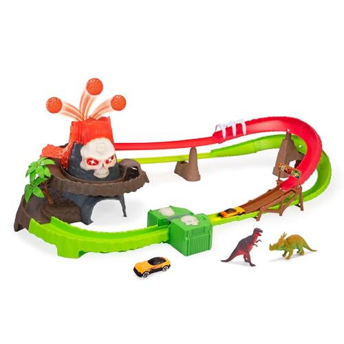 dickie-toys-skull-volcano-track-set-100-cm-autorennbahn-mit-vulkan-ausbruch image 8