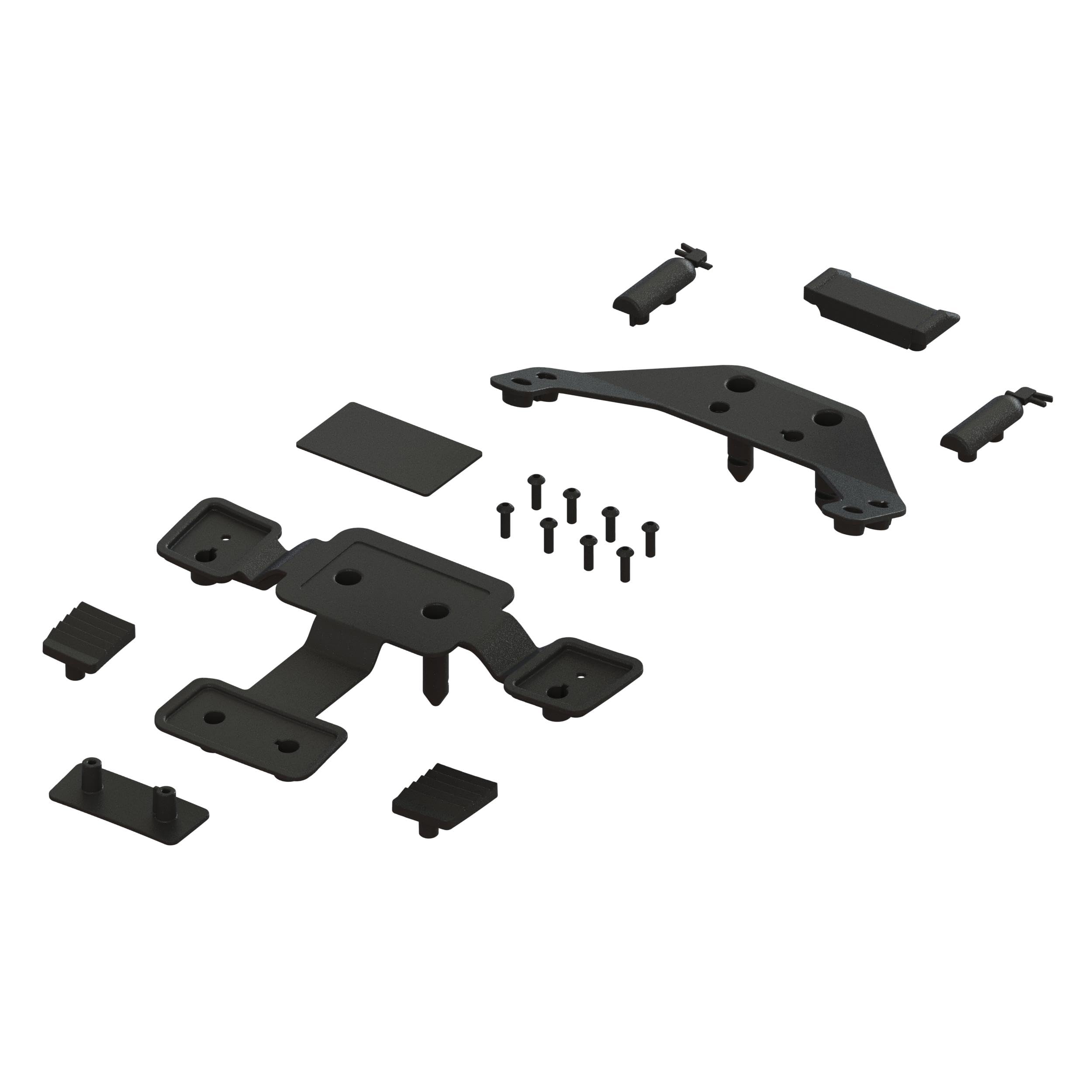 arrma-body-mount-set-karosseriehalter-aus-composite image 1