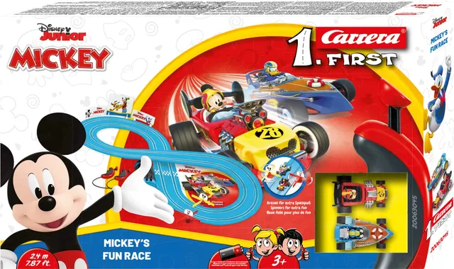 carrera-rc-carrera-first-mickey-s-fun-race-slotcar-bahnset-2-4-m image 1