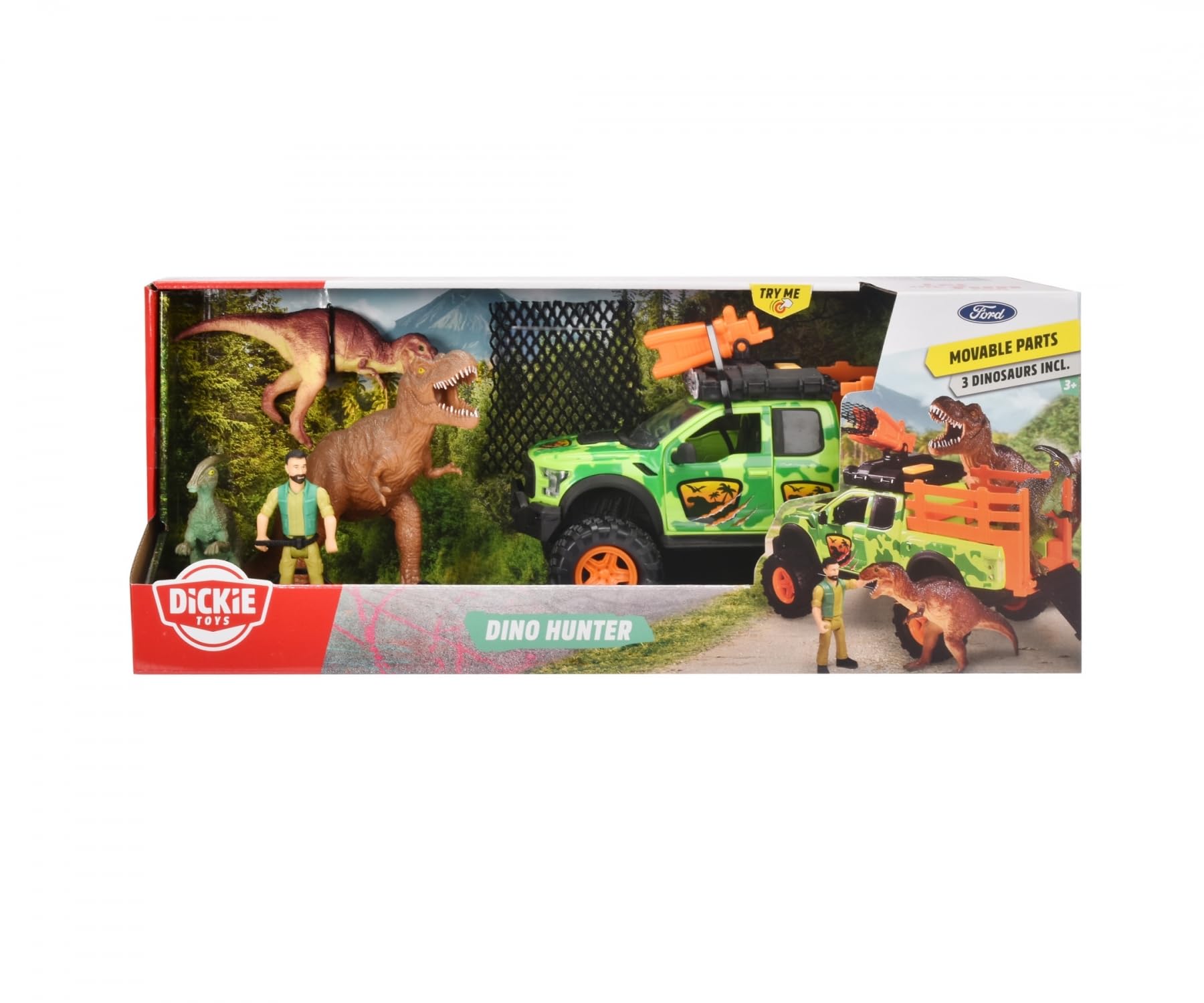 dickie-toys-dino-hunter-ford-raptor-spielzeugauto-25-cm-mit-anh-nger image 4
