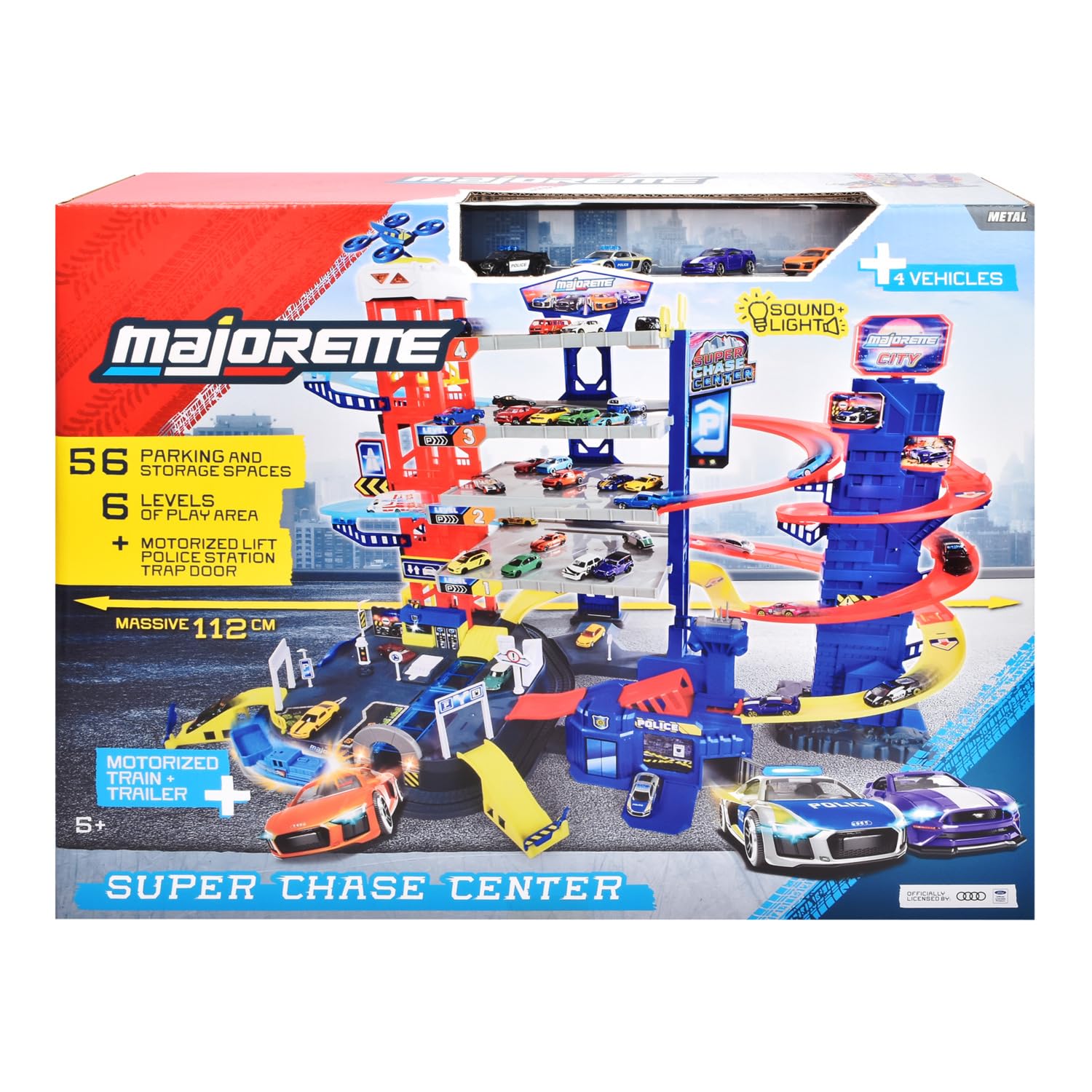 majorette-super-chase-center-5-st-ckiges-parkhaus-mit-spielzeugautos-zug-aufzug- image 7