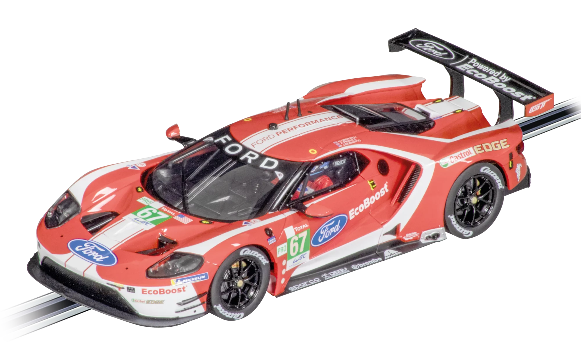 carrera-digital-124-ford-gt-race-car-no-67-slotcar-1-24 image 1