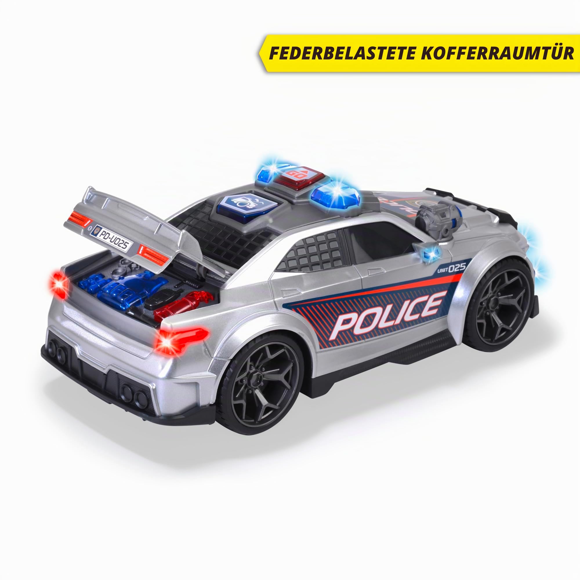 dickie-toys-street-force-polizeiauto-33-cm-mit-motor-licht-sirene image 2