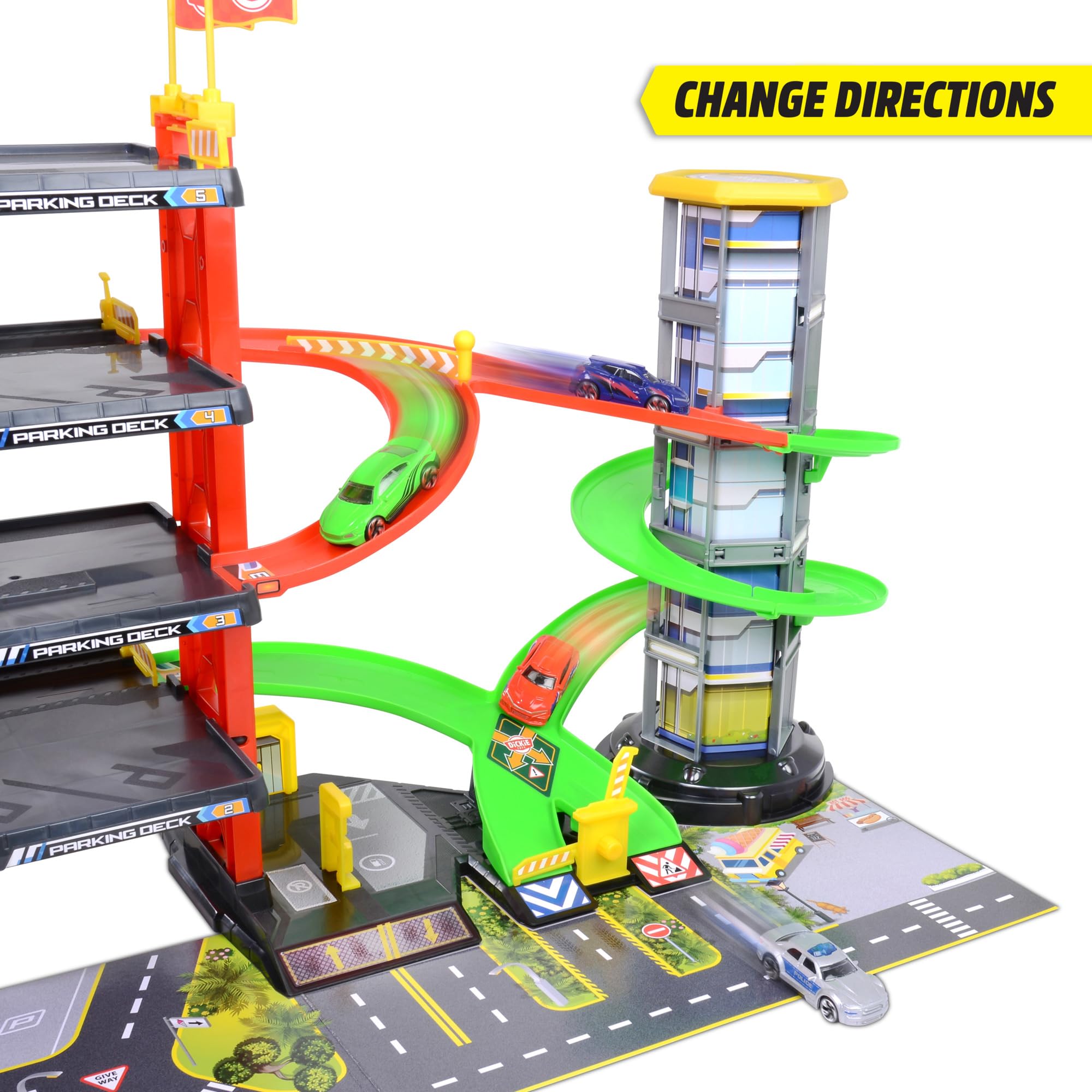 dickie-toys-parkhaus-4-st-ckig-87x52-cm-mit-5-ebenen-autos-helikopter image 3