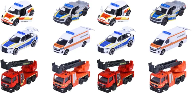 majorette-auto-rescue-premium-einsatzfahrzeug-metall-ca-7-5-cm-1-von-6-zuf-llig image 1