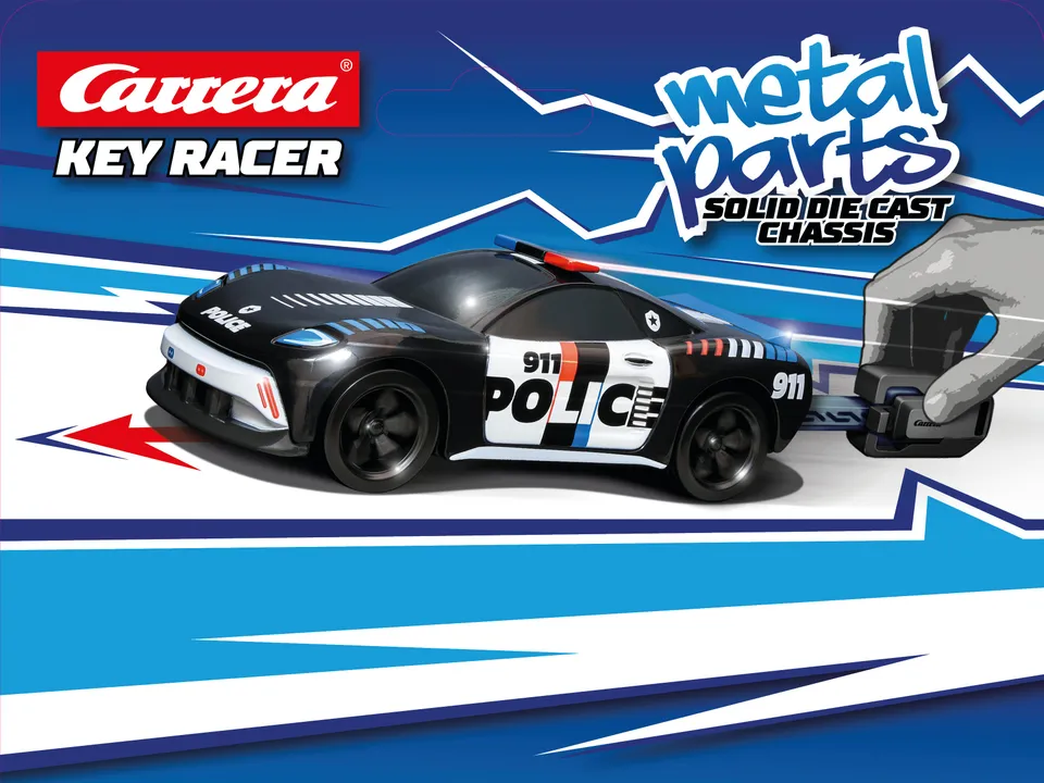 carrera-rc-street-racer-police-key-racer-toy-auto image 1