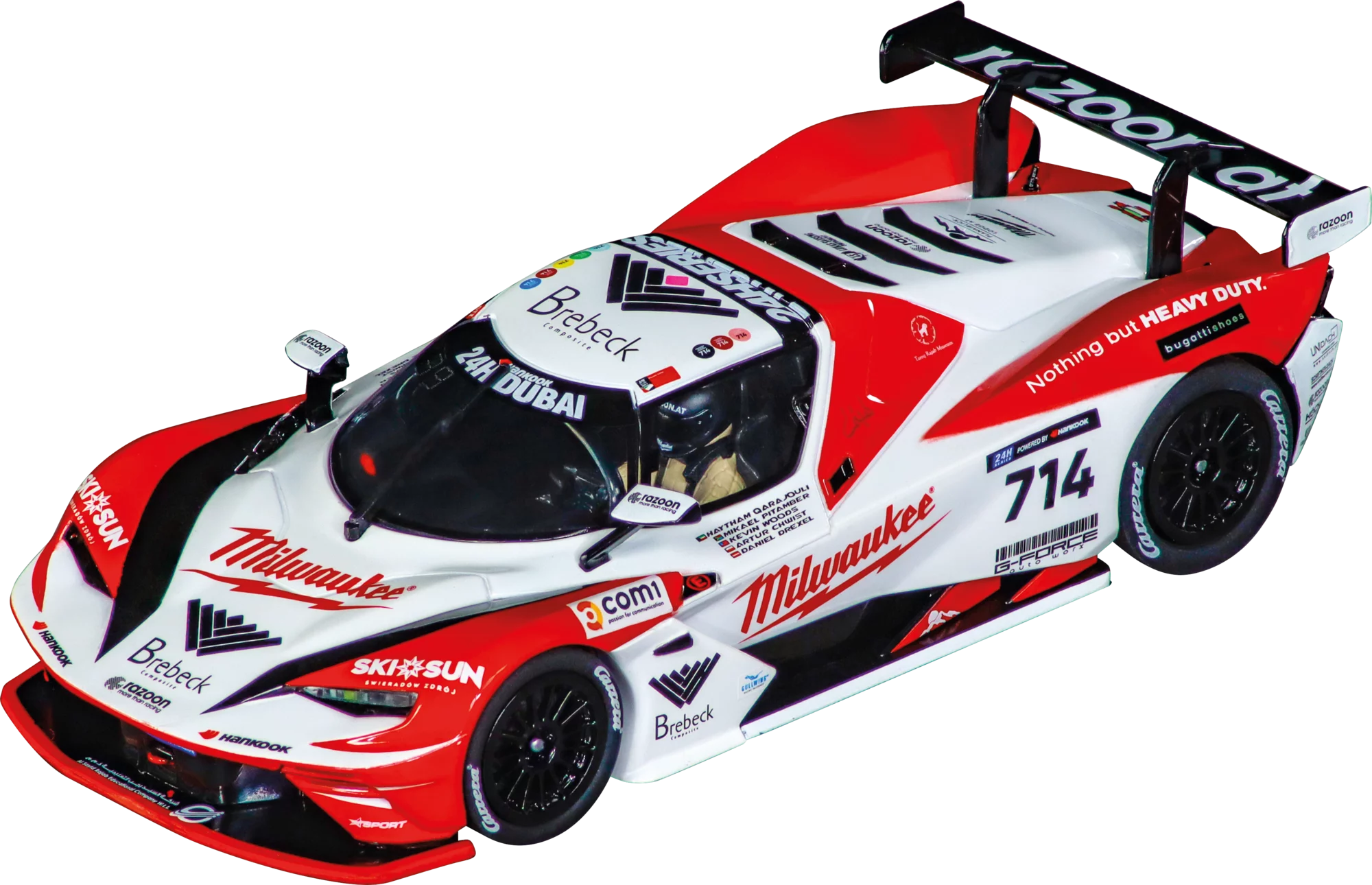 carrera-rc-ktm-x-bow-gtx-razoon-no-714-dubai-24h-2024-slotcar-1-32 image 2