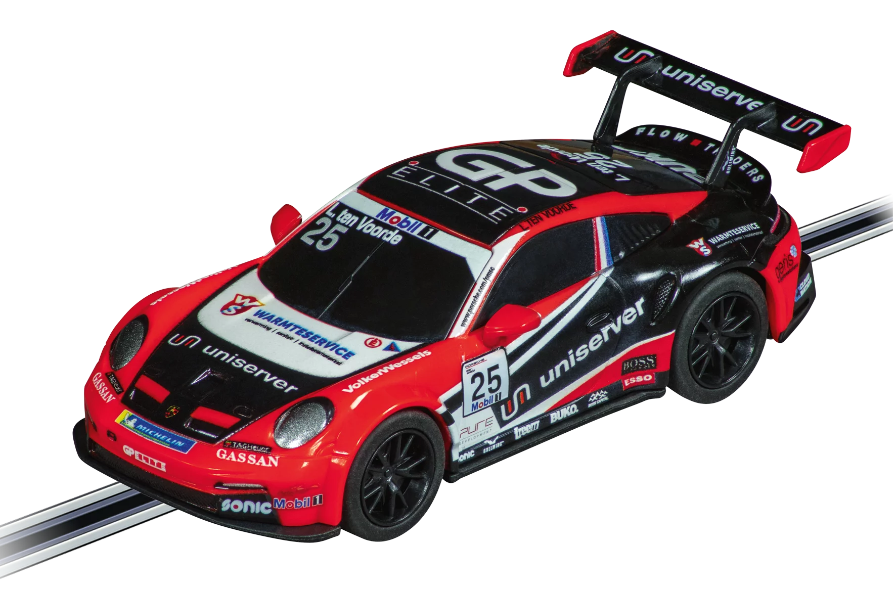 carrera-rc-porsche-911-gt3-cup-992-team-gp-elite-no-25-slotcar-1-43-carrera-go image 1