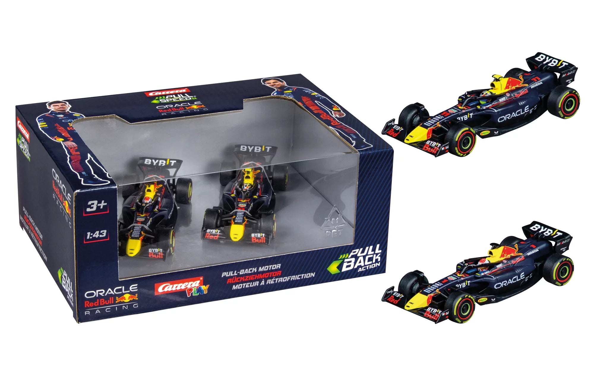 carrera-rc-red-bull-double-action-pull-speed-spielzeugauto image 1