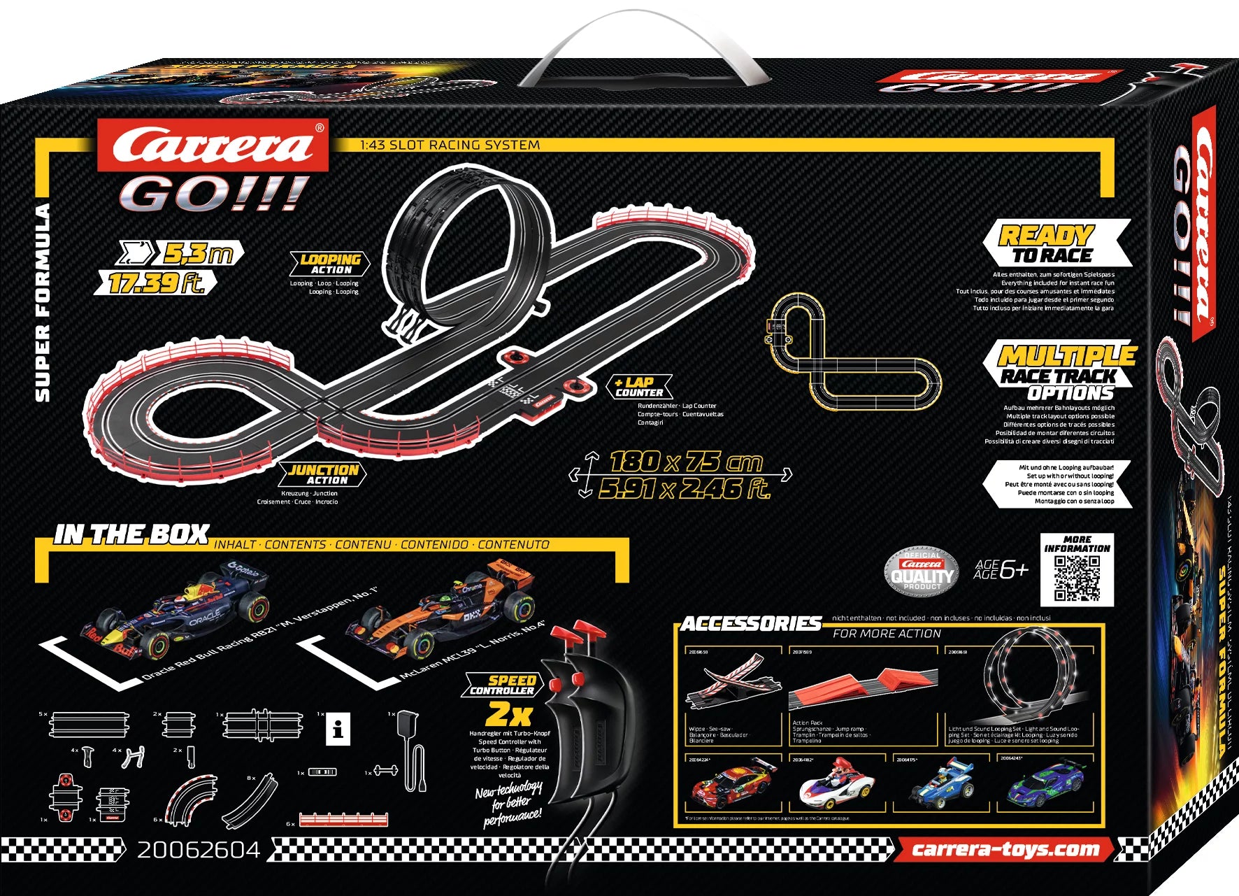 carrera-go-super-formula-slotcar-set-verstappen-vs-norris-mit-looping image 3