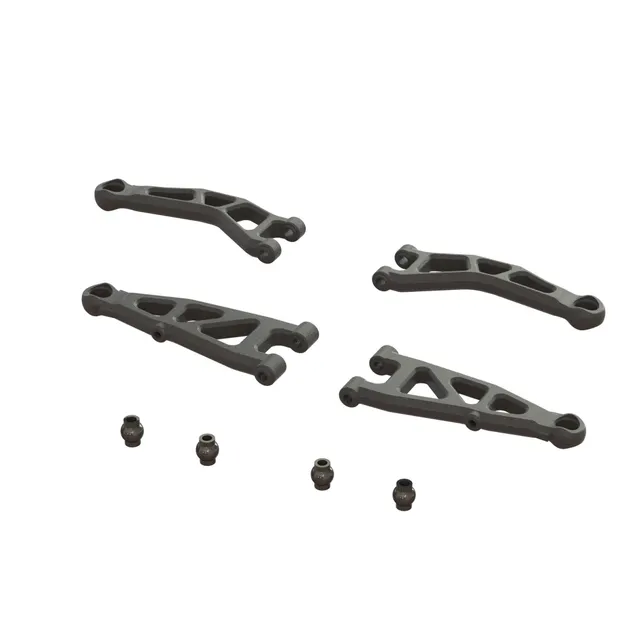arrma-front-suspension-arm-set-a-grom-ara330809-querlenker image 1