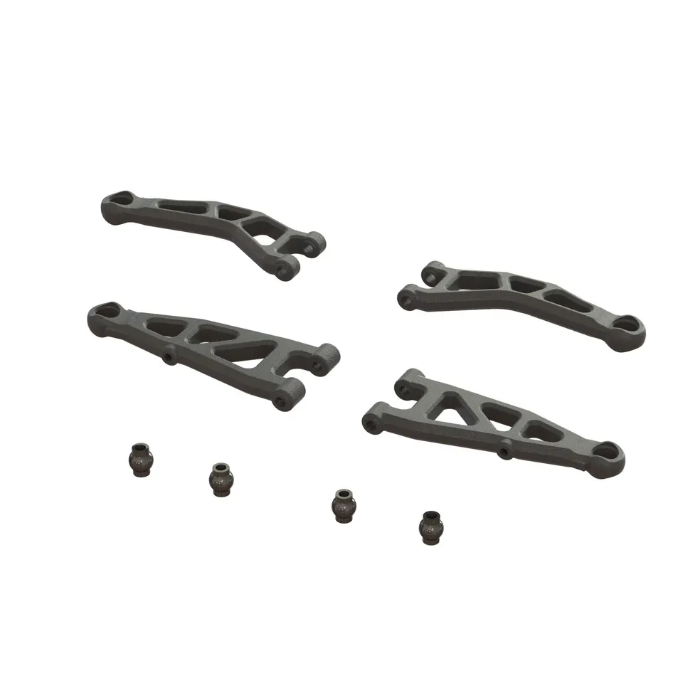 arrma-front-suspension-arm-set-a-grom-ara330809-querlenker image 1
