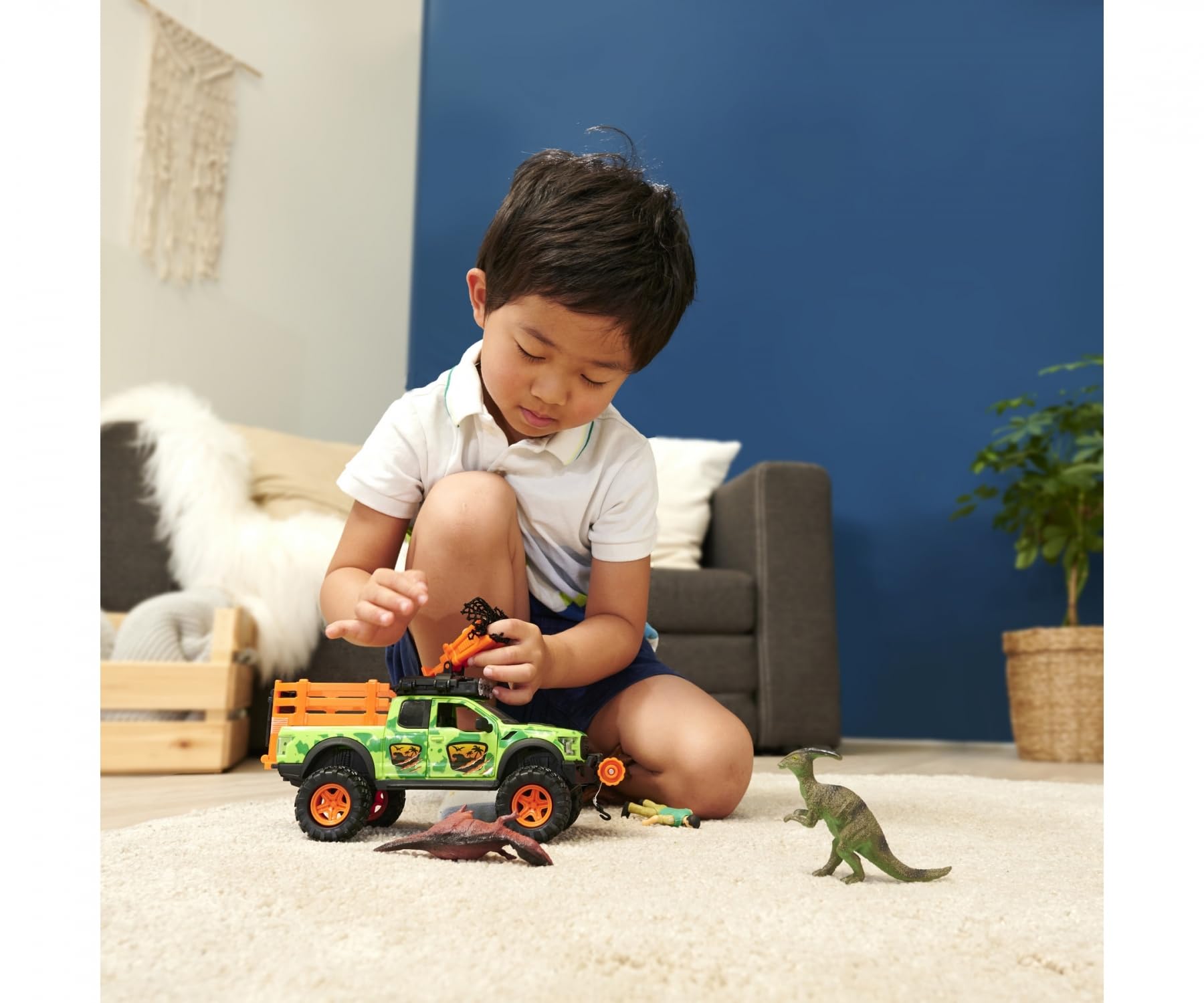 dickie-toys-dino-hunter-ford-raptor-spielzeugauto-25-cm-mit-anh-nger image 6