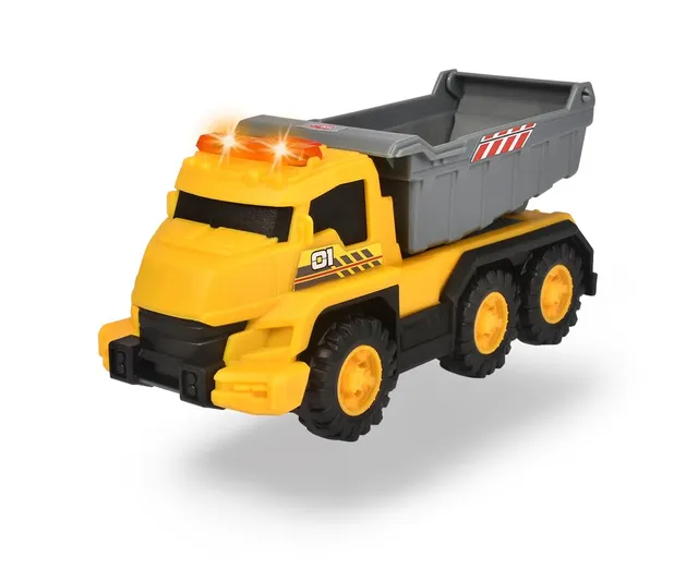 dickie-toys-muldenkipper-freilauf-kipper-16-cm-mit-licht-sound image 1
