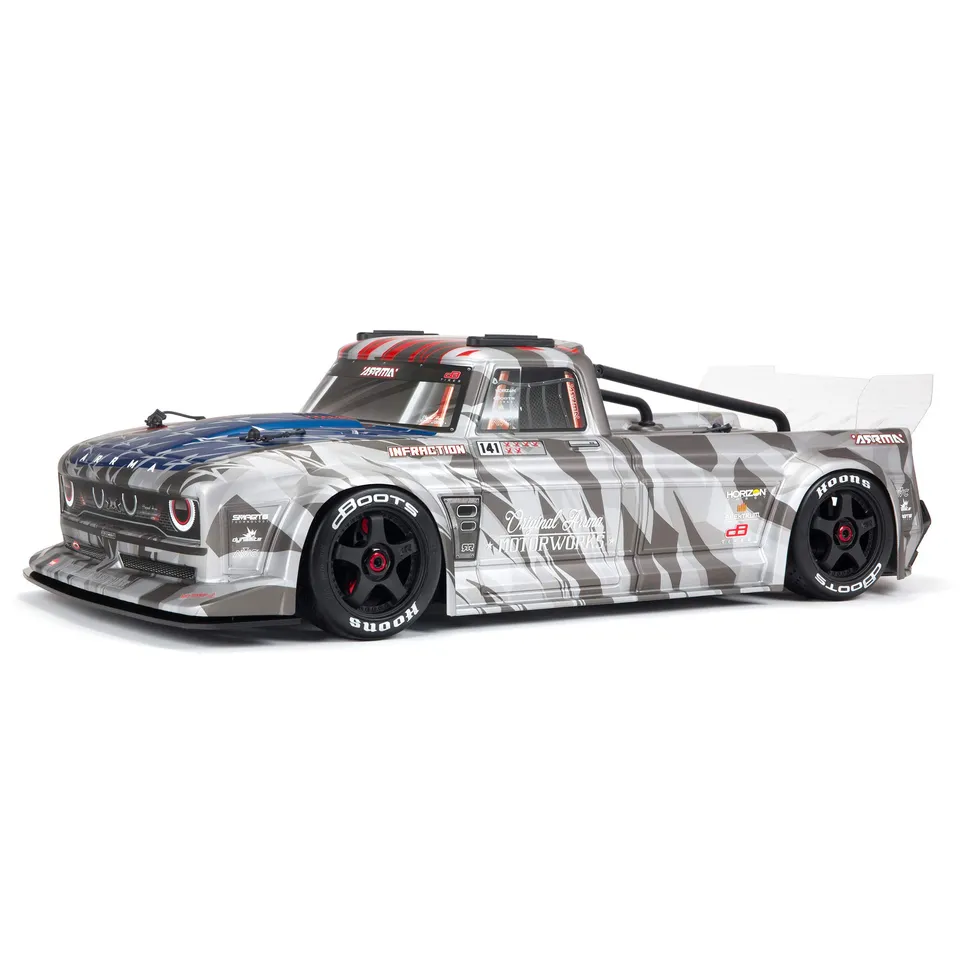 arrma-1-7-infraction-6s-blx-v2-all-road-rc-truck-rtr-silber image 1