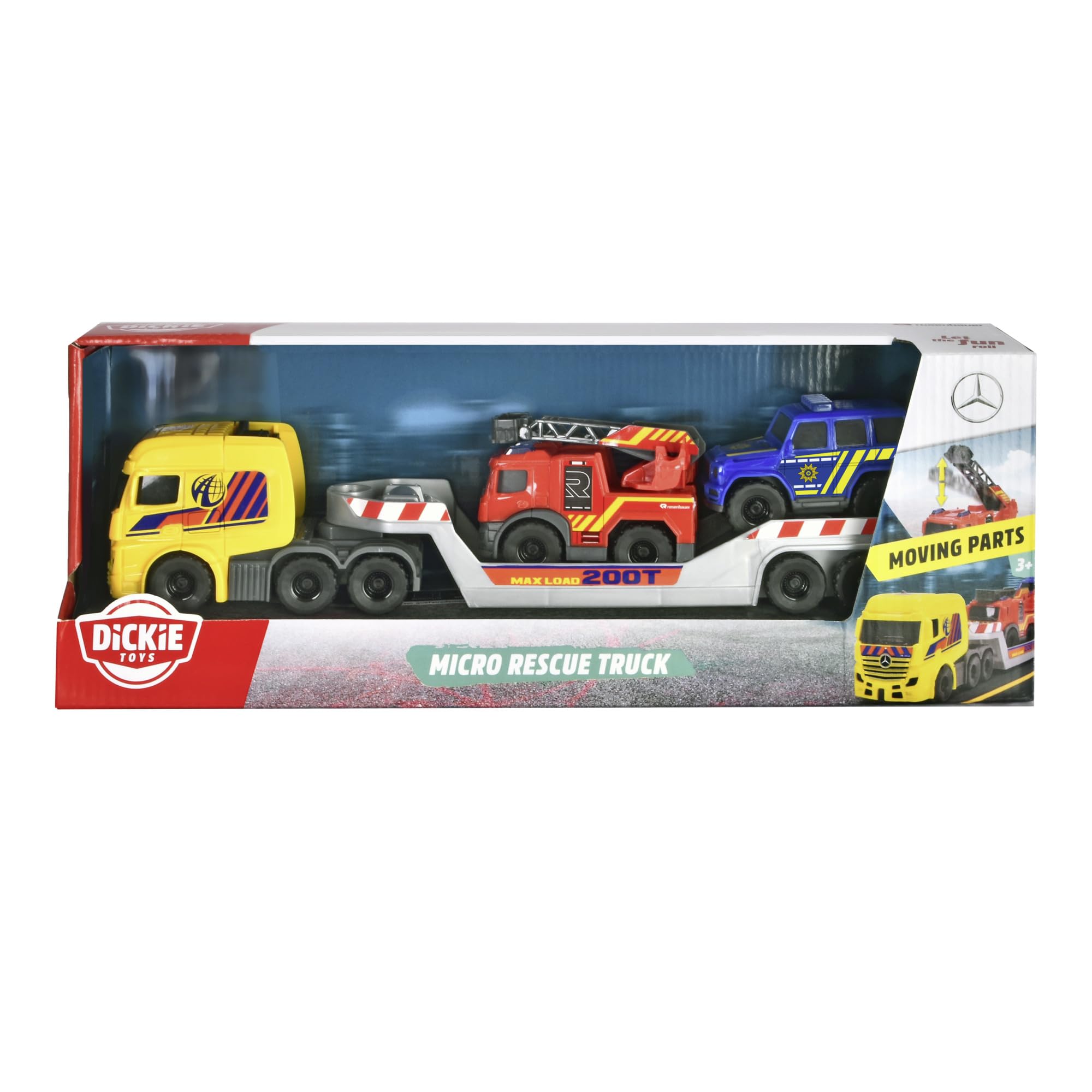 dickie-toys-3-in-1-micro-rescue-truck-32cm-mit-anh-nger image 7