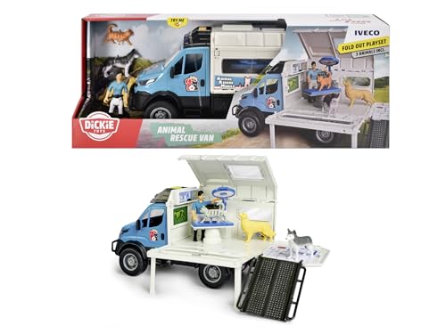 dickie-toys-animal-rescue-tierarzt-fahrzeug-iveco-lkw-spielzeugauto image 4