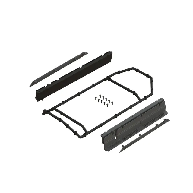 arrma-kraton-ara480060-side-skirt-und-support-frame-set image 1
