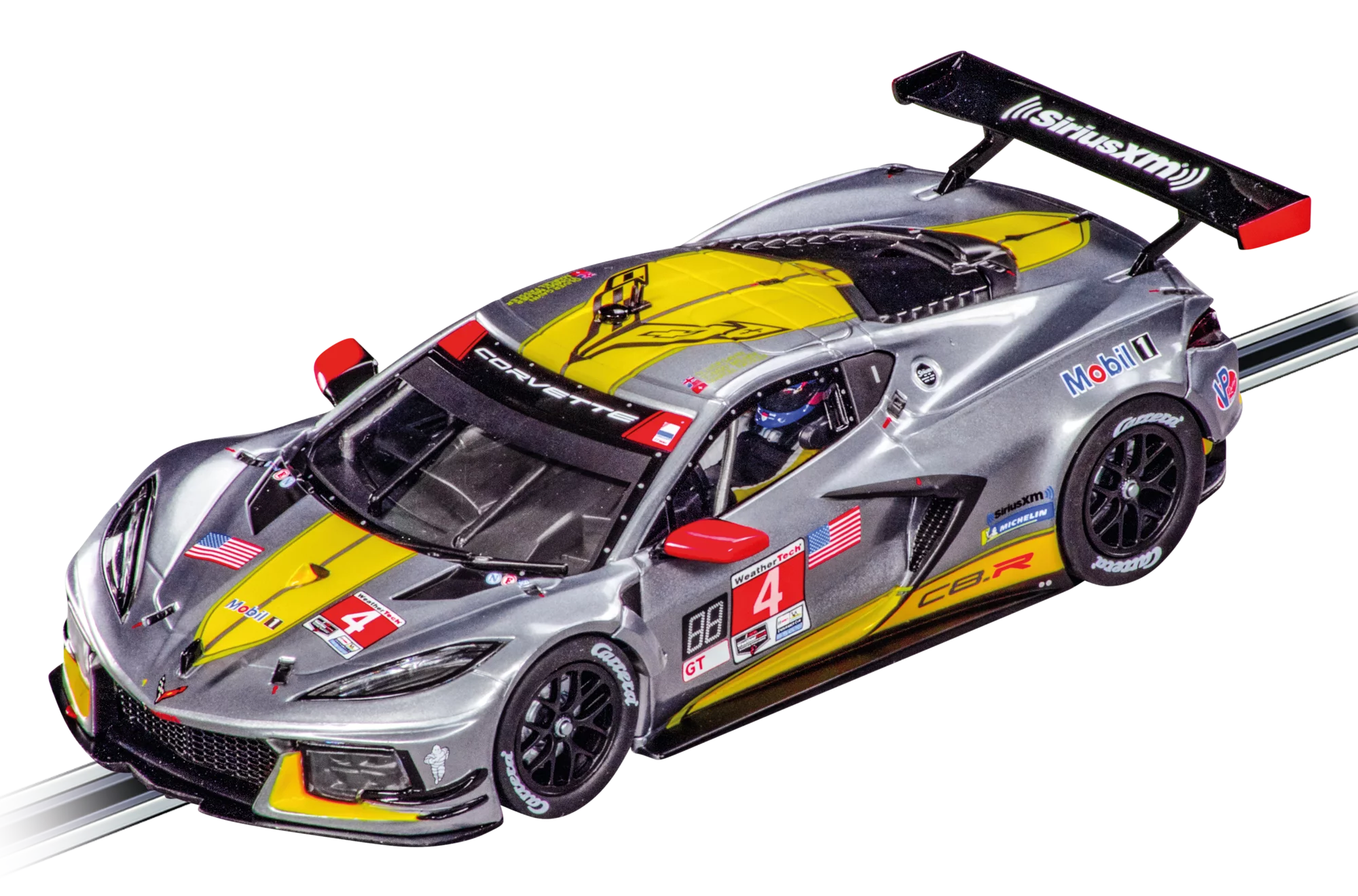 carrera-chevrolet-corvette-c8-r-no-4-evolution-slotcar-1-32 image 1