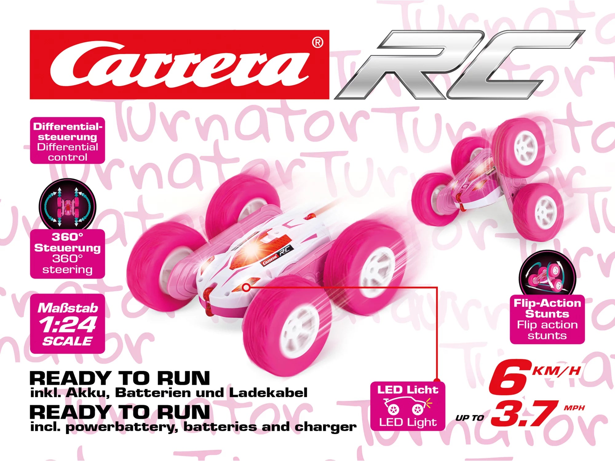 carrera-rc-2-4ghz-mini-turnator-pink-stunt-car image 7