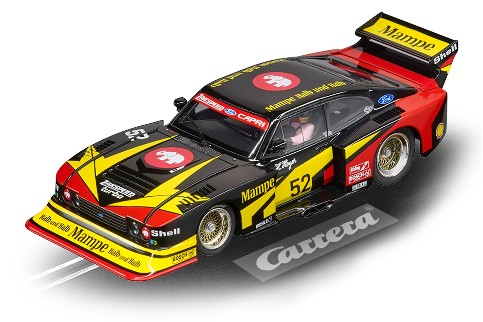 carrera-rc-ford-capri-zakspeed-turbo-mampe-no-52-slotcar-evolution-1-32 image 1