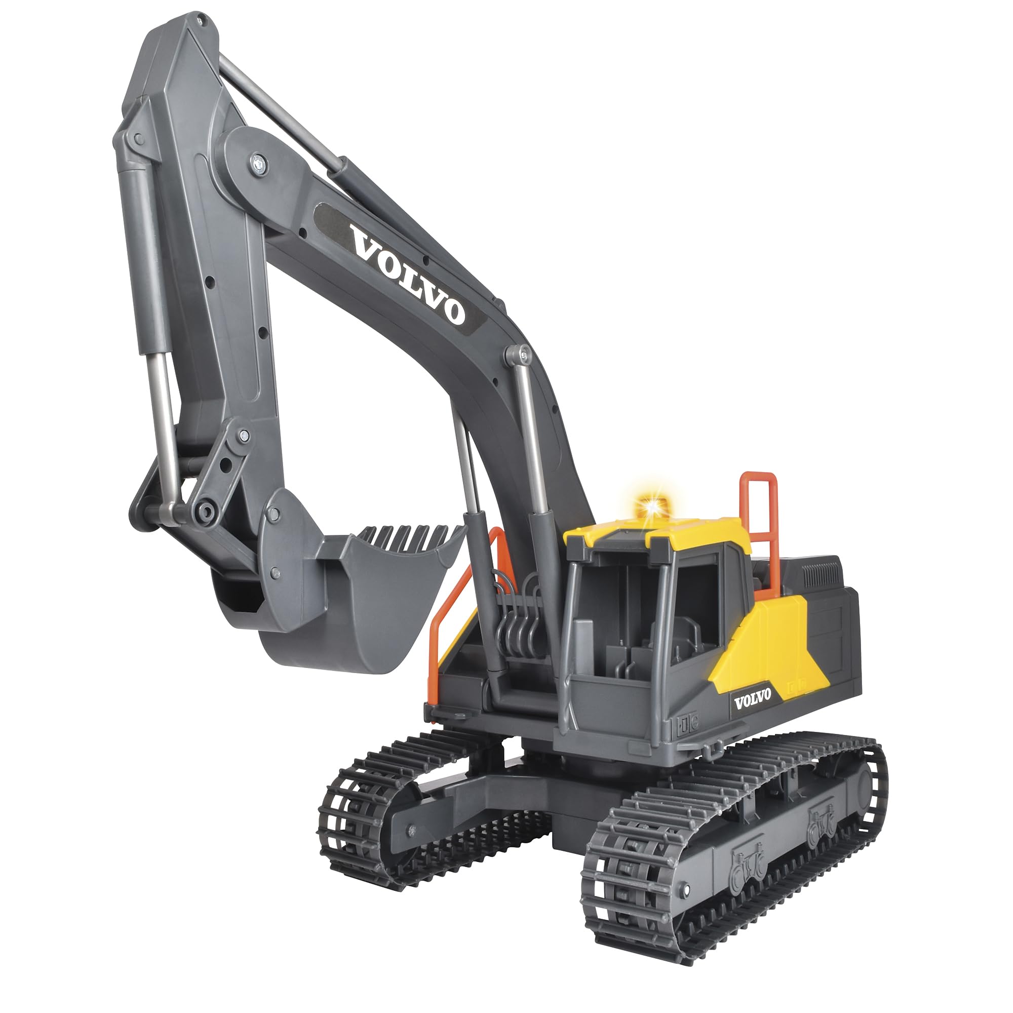 dickie-toys-rc-bagger-volvo-mining-excavator-2-4-ghz-60-cm-gelb-grau image 2